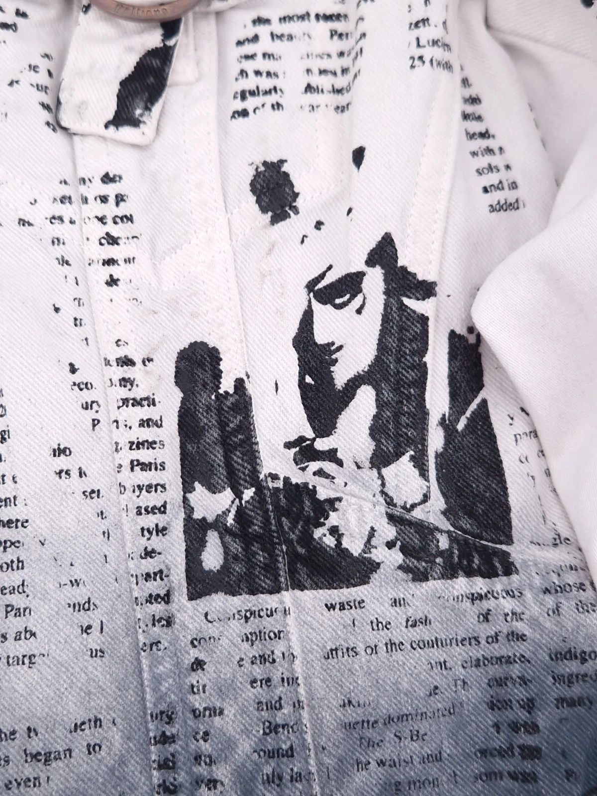 John Galliano Gazette Archive Denim Jacket Size M / US 6-8 / IT 42-44 - 2 Thumbnail