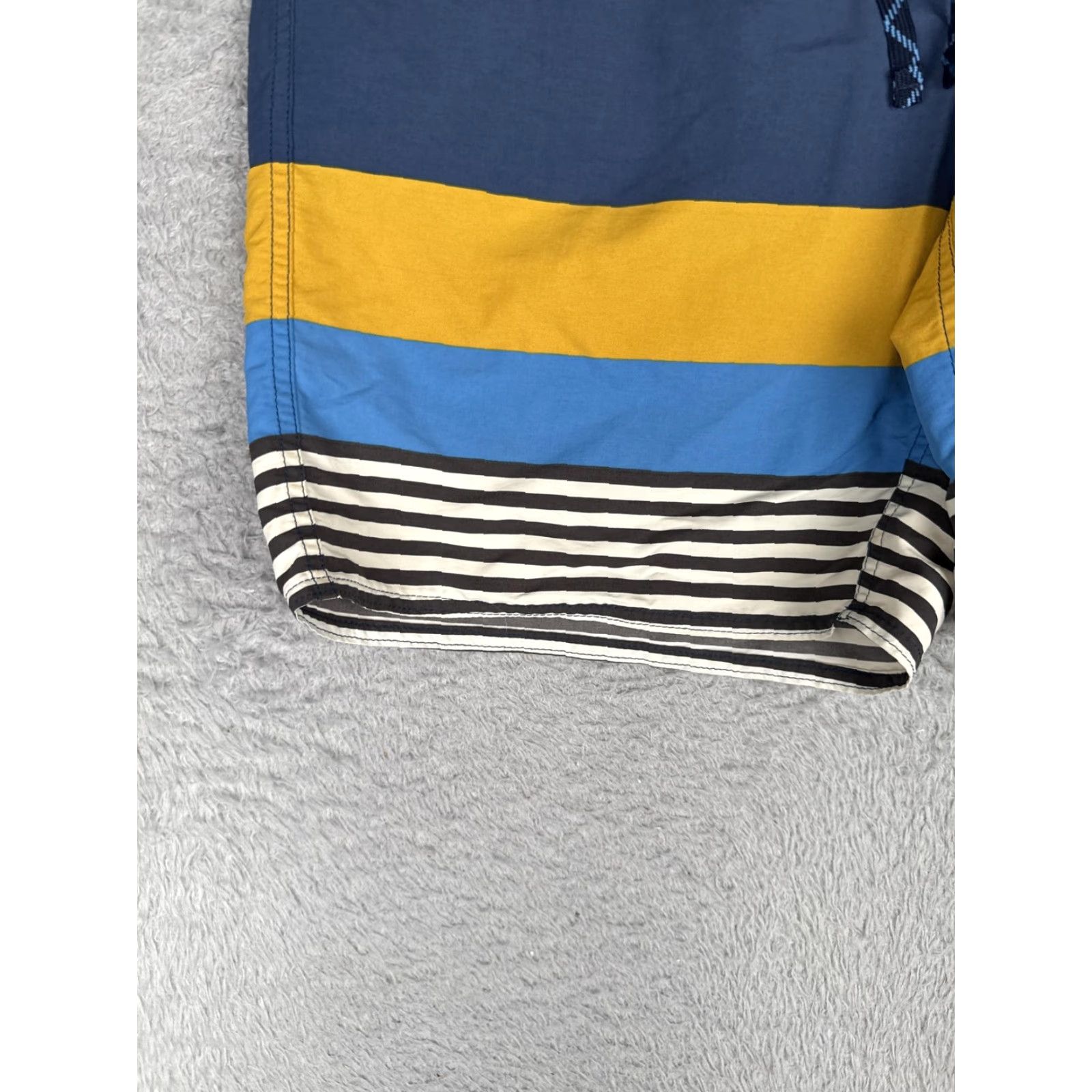 Patagonia Patagonia Mens Board Shorts 34 Blue Stripe Quick Dry Beach Twin Pocket Nylon 100% Quick Dry Surfing Mens Beach Shorts Size US 34 / EU 50 - 3 Thumbnail