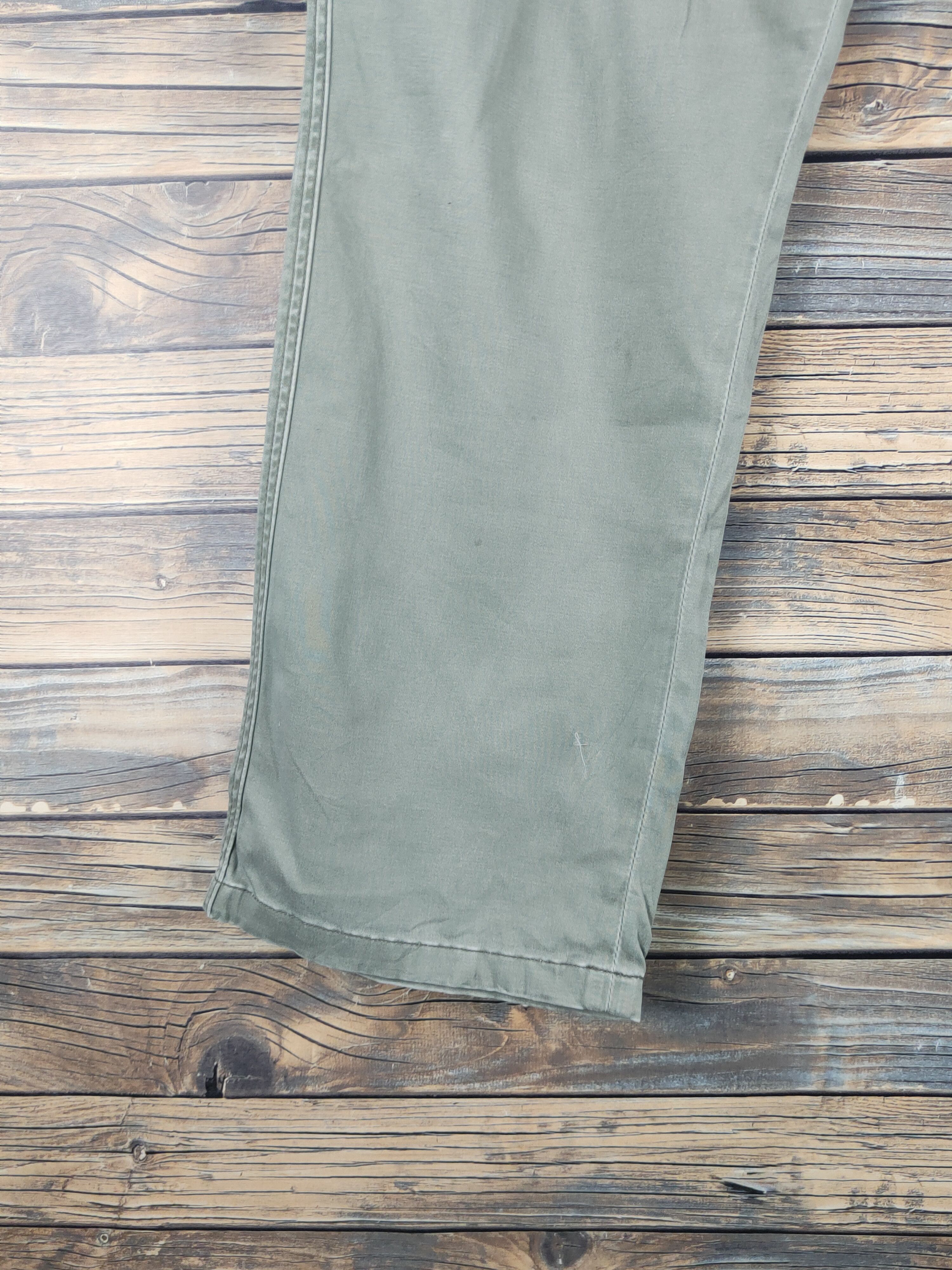 Japanese Brand DL Japanese Brand Green Multipocket Cargo Pants #1573 Size US 35 - 4 Thumbnail