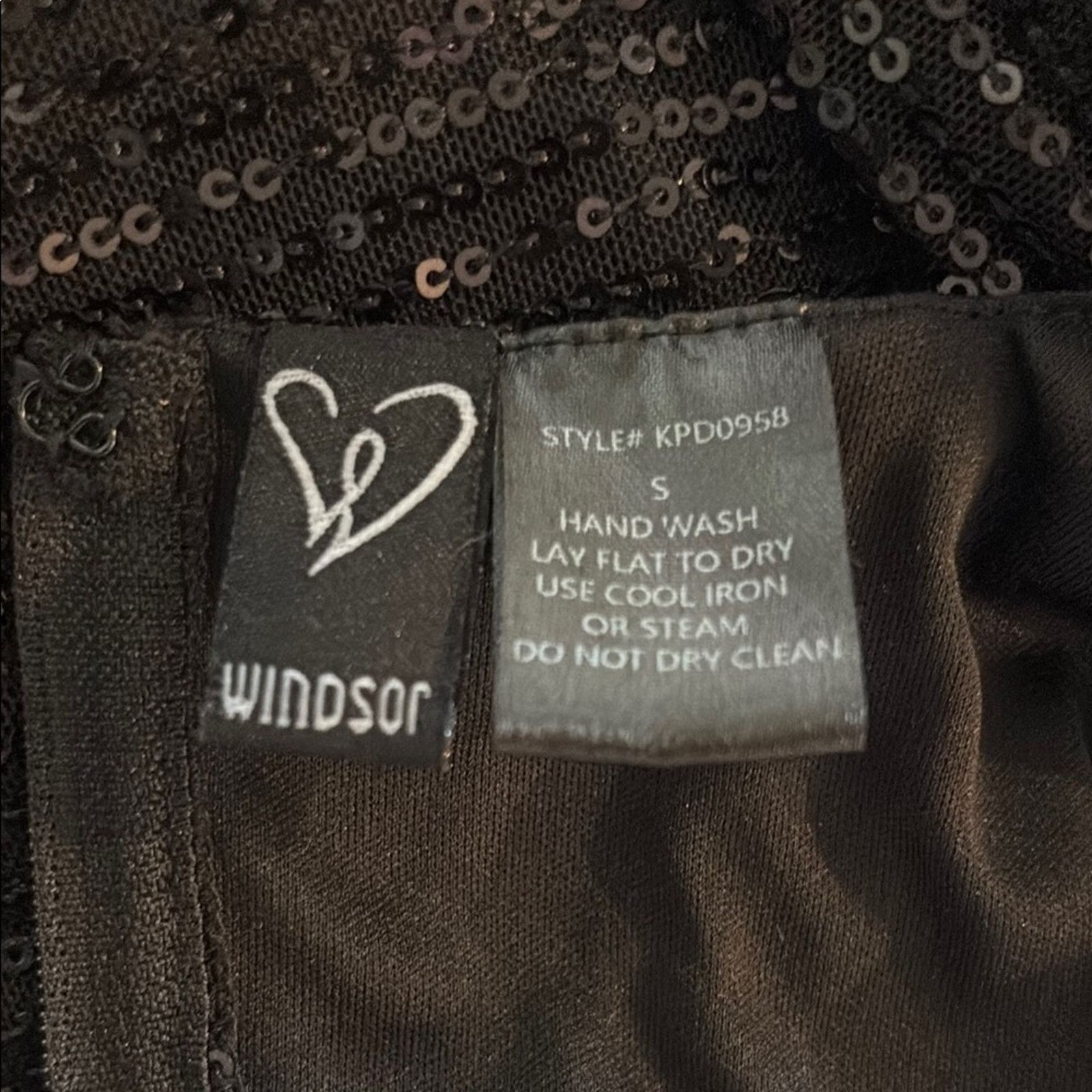 The Unbranded Brand Windsor Little Black Sequin Dress Size Small Size S / US 4 / IT 40 - 7 Thumbnail
