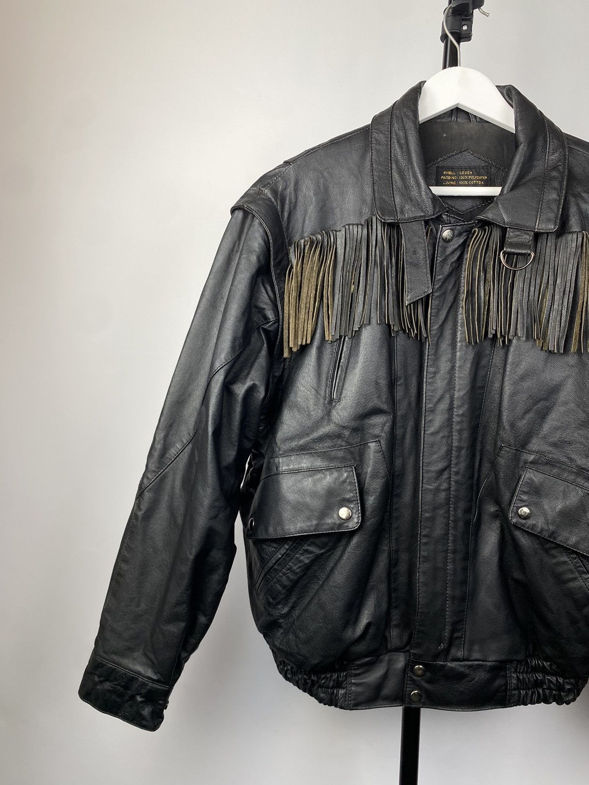 Indian Motorcycle × Vintage Crazy 90s vintage leather Racing skyjacket jacket Size US S / EU 44-46 / 1 - 3 Thumbnail