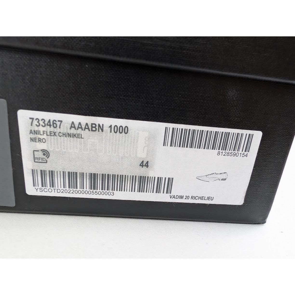 Saint Laurent Paris o1rshd1 Vadim 20 Richelieu Shoes in Nero Size US 11 / EU 44 - 20 Thumbnail