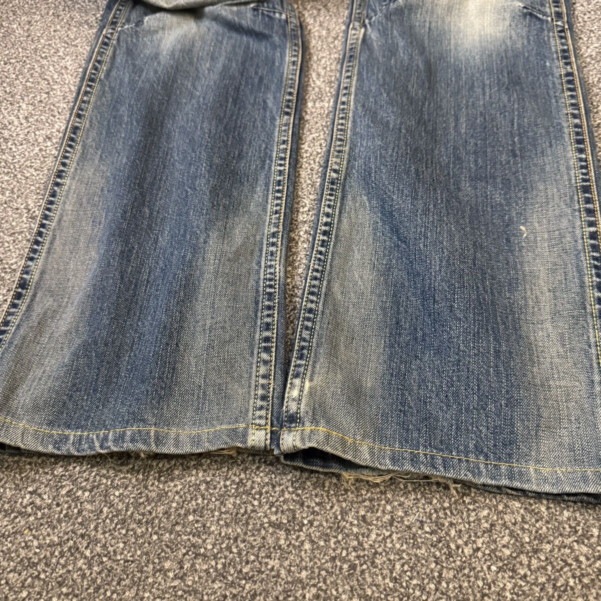 Affliction 🔥🇯🇵 Japanese Distressed Genoese Multi Pocket Denim Size US 34 / EU 50 - 7 Thumbnail