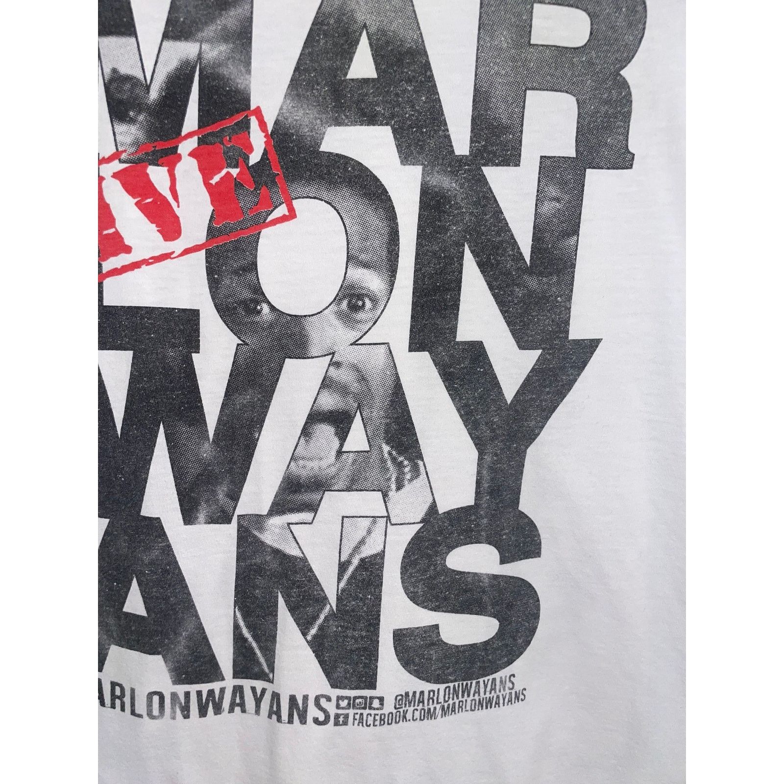 Vintage Marlon Wayans Shirt Comedy Tour Live Graphic White Tee XL Size US XL / EU 56 / 4 - 4 Thumbnail