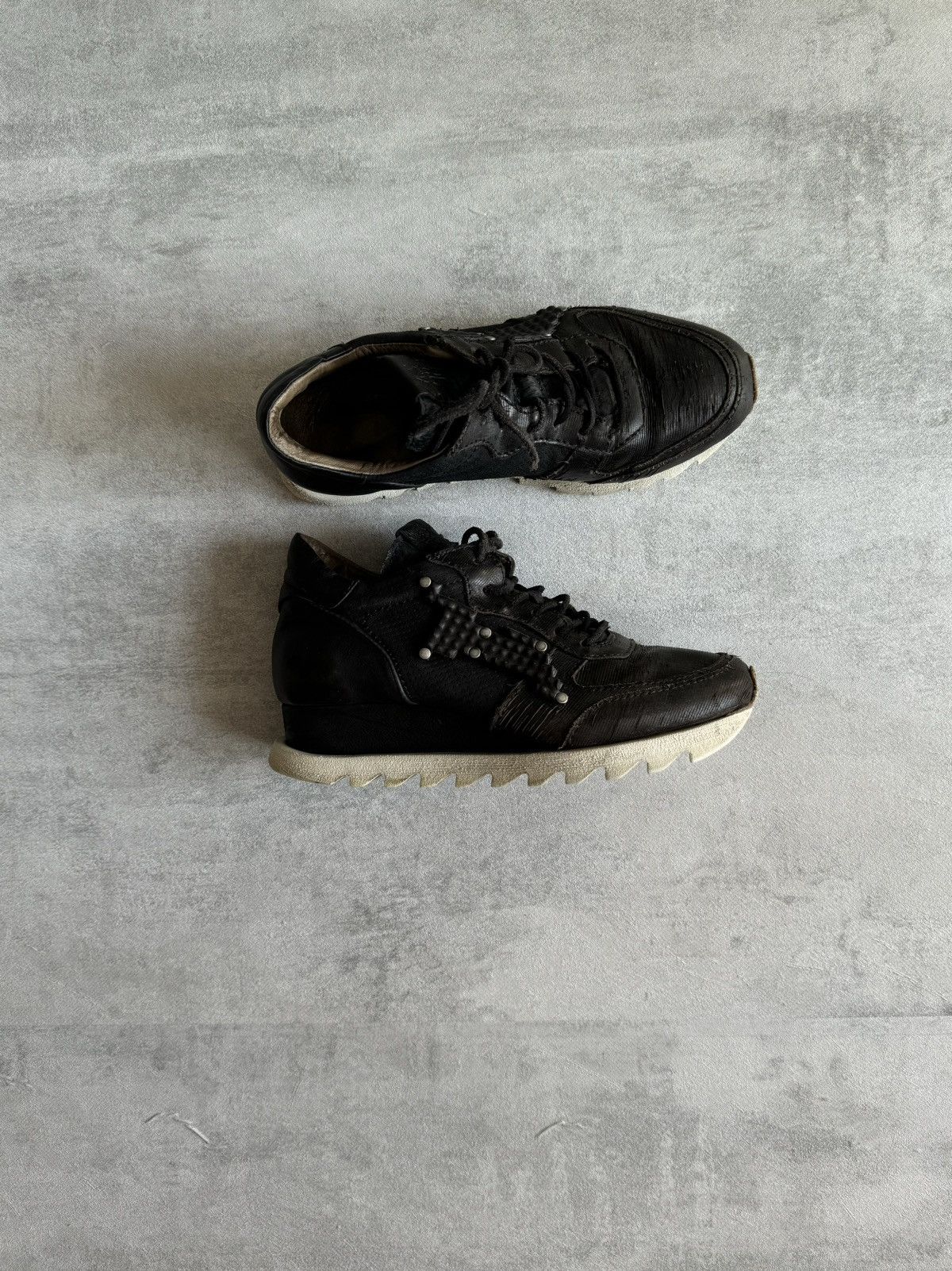 A.S.98 A.S.98 Leather Sneakers avant garde Womens Size 37 Size US 6 / IT 36 - 3 Thumbnail