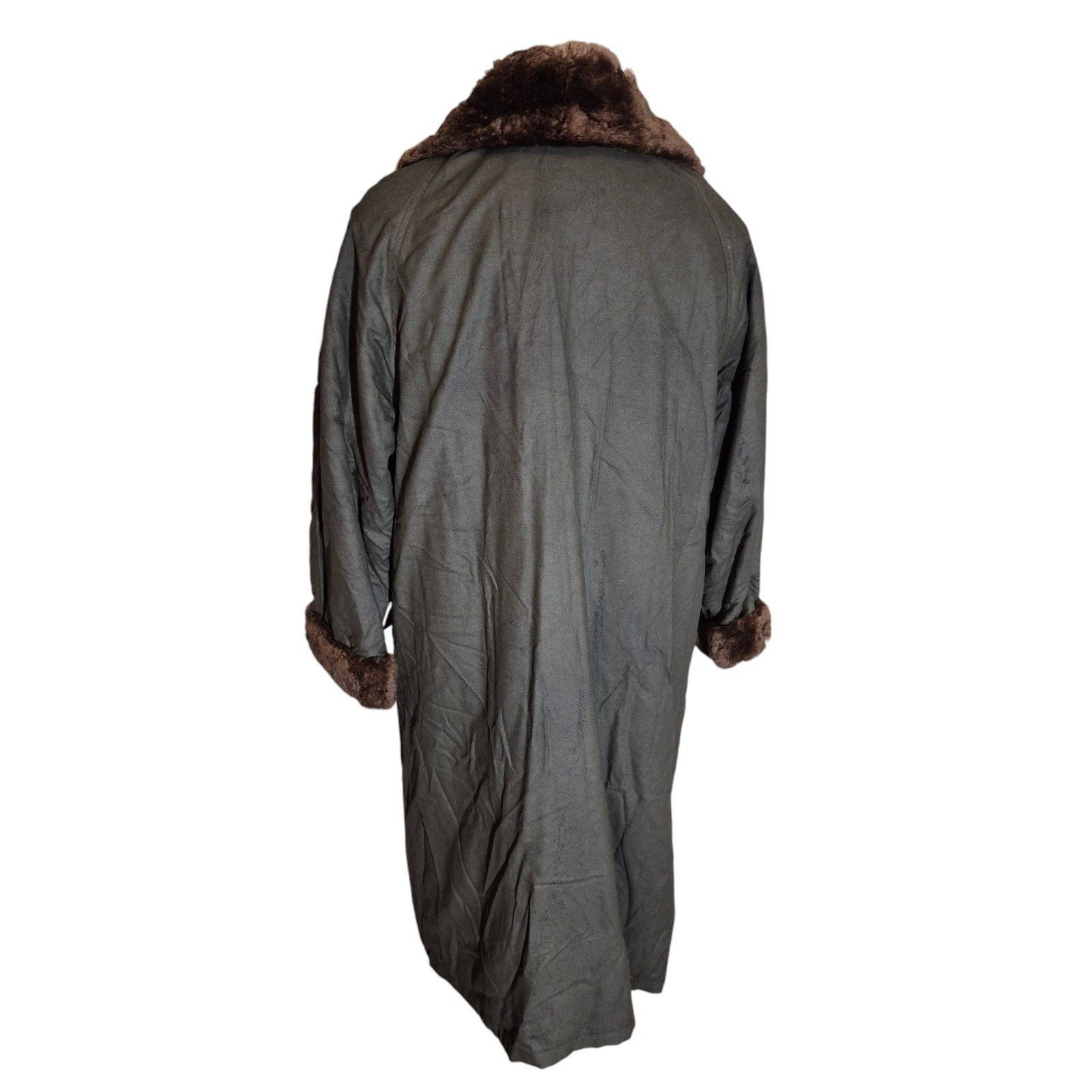 Vintage Alixandre Furs VTG Sheared Beaver Coated Canvas Long Fur Coa Size M / US 6-8 / IT 42-44 - 8 Thumbnail