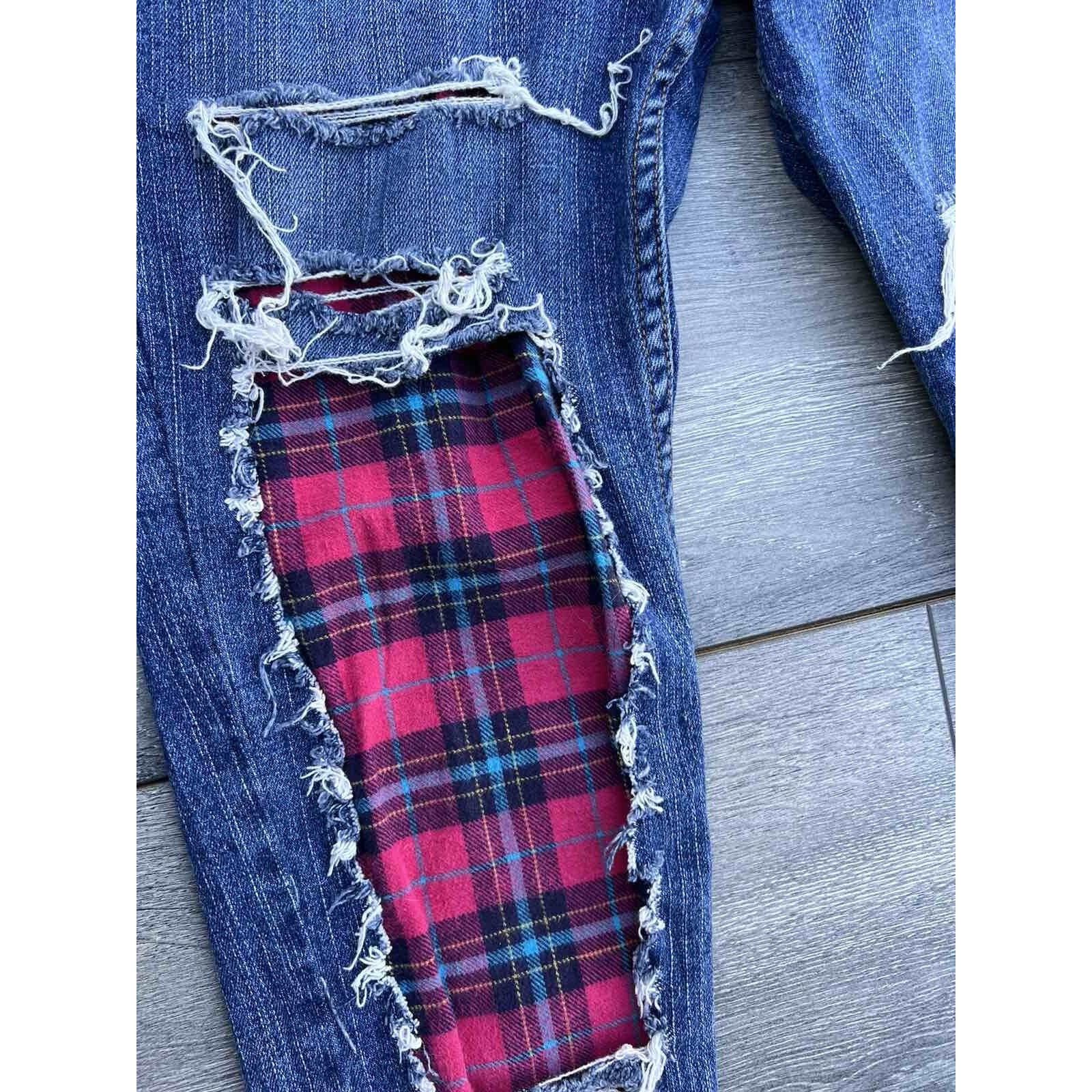 Jet Lag JET John Eshaya USA made Classic Blue Denim Size 6 A000319 Size 28" / US 6 / IT 42 - 9 Thumbnail