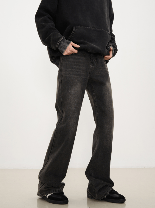 Japanese Brand × Vintage American all-match hiphop straight cleanfit flared jeans Size US 32 / EU 48 - 3 Thumbnail