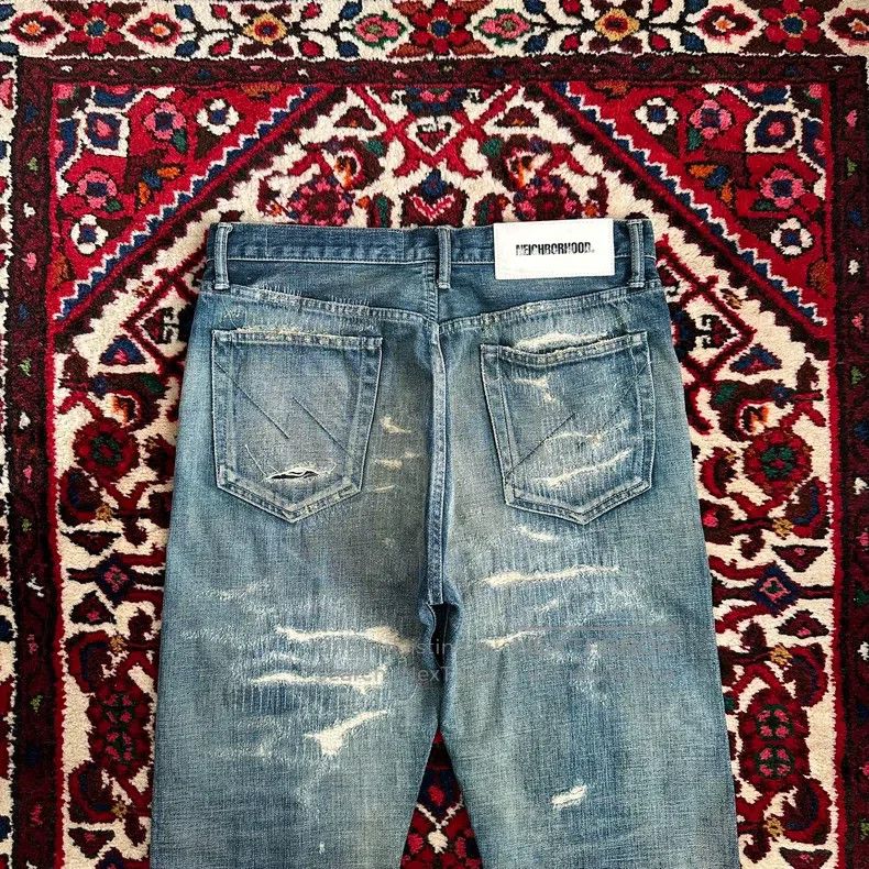 Neighborhood Neighborhood size M Destroyed Denim Jeans Size US 27 - 4 Thumbnail