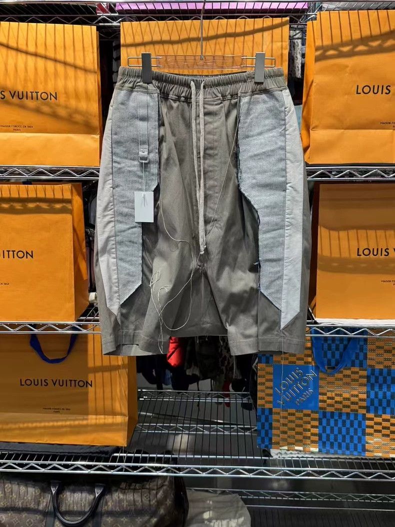 Rick Owens Rick Owens Patchwork Destroyed Shorts Size US 31 - 1 Thumbnail