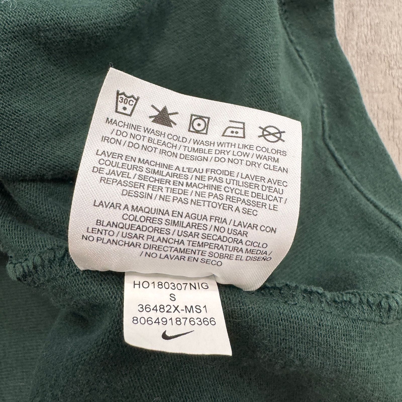 Nike Nike Michigan State Spartans Short Sleeve Hoodie Small Size US S / EU 44-46 / 1 - 6 Thumbnail