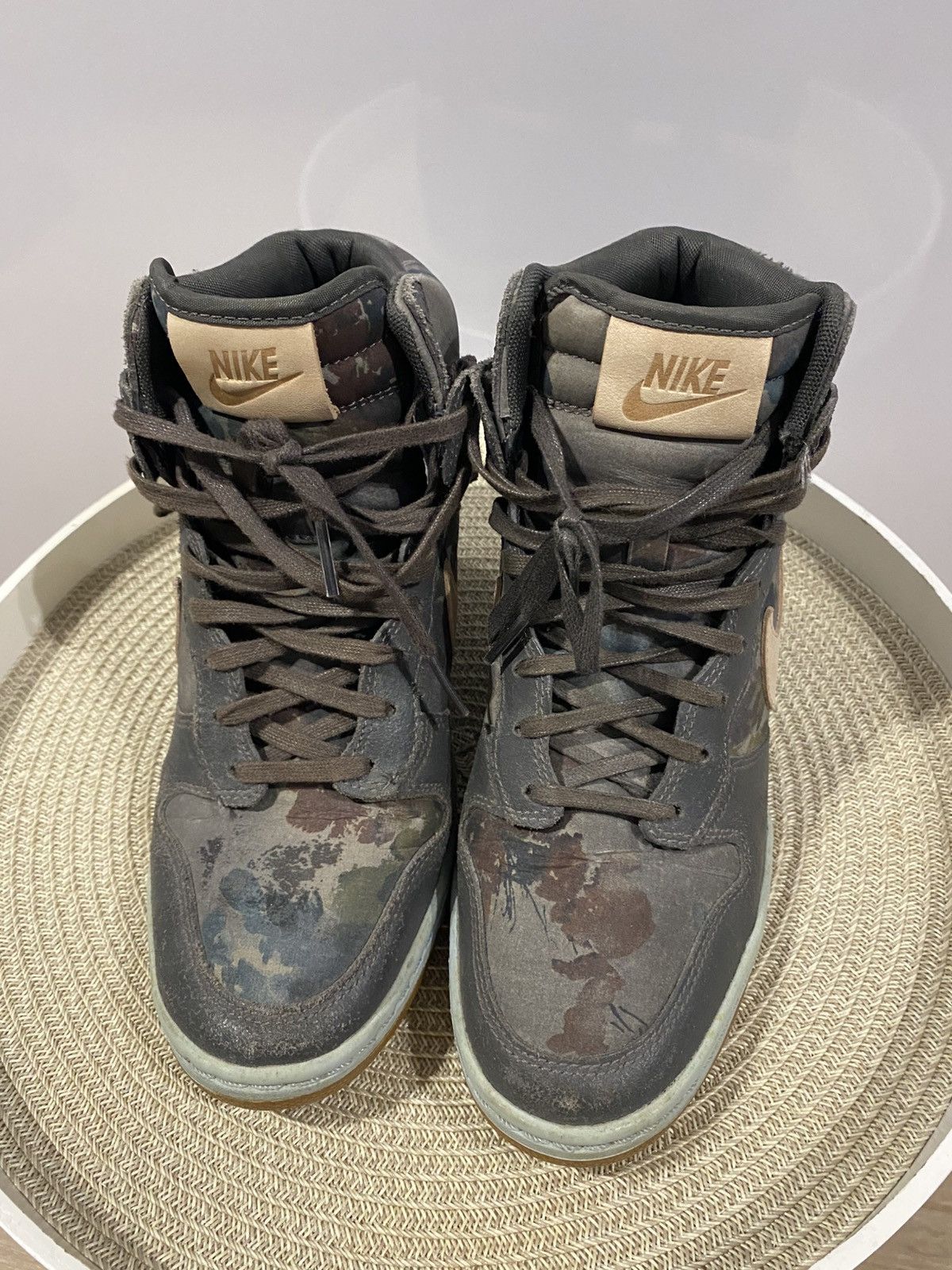 Nike Nike Liberty Camo Isabel Marant Style Wedge Sneakers 2012 Size US 8.5 / IT 38.5 - 4 Thumbnail