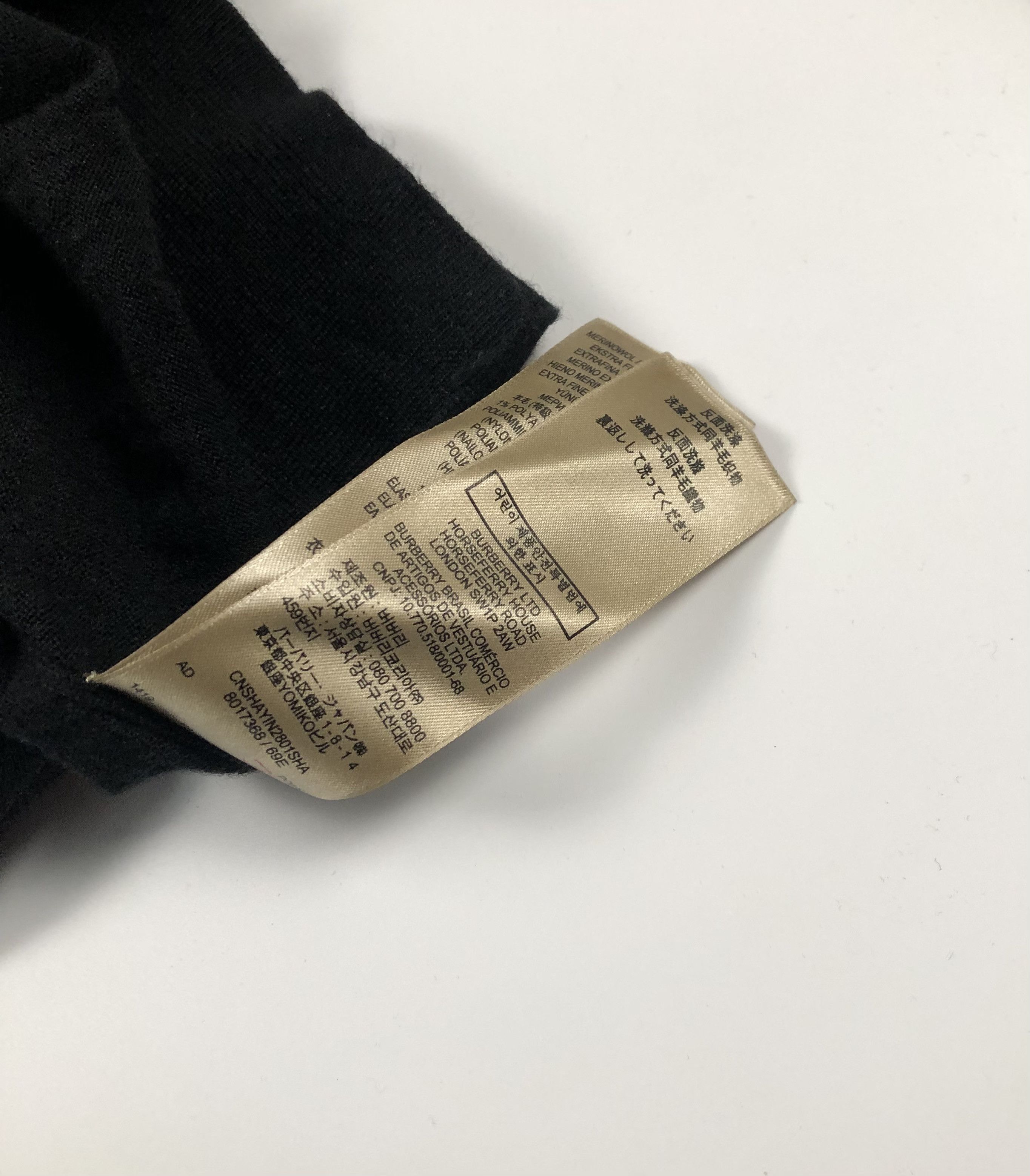 Burberry Burberry “Uniform” Merino Wool V-Neck Jumper Size US L / EU 52-54 / 3 - 9 Thumbnail