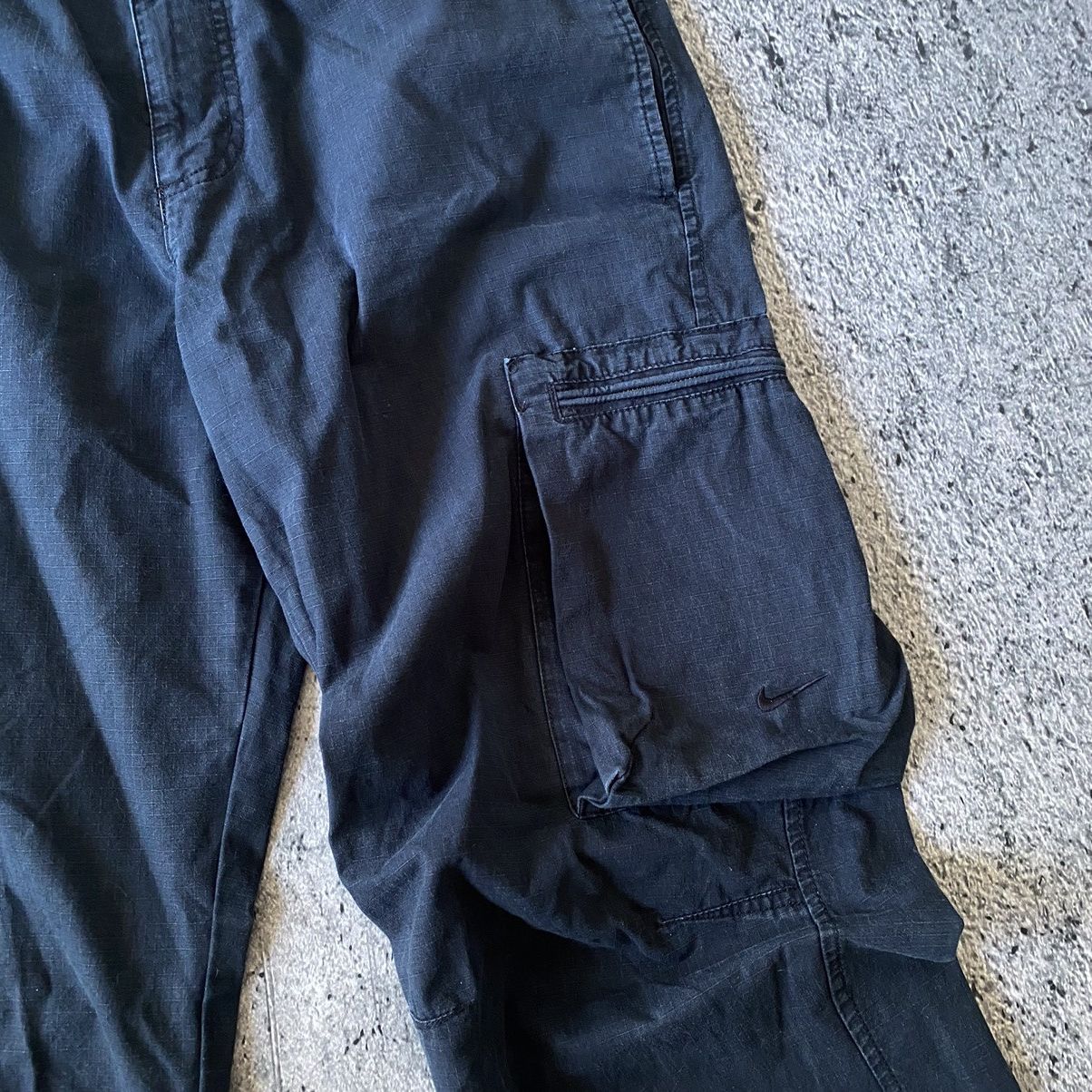 Nike × Vintage Vintage Nike ACG Cargo Pants Nylon Drill Faded Avantgarde Size US 32 / EU 48 - 8 Thumbnail