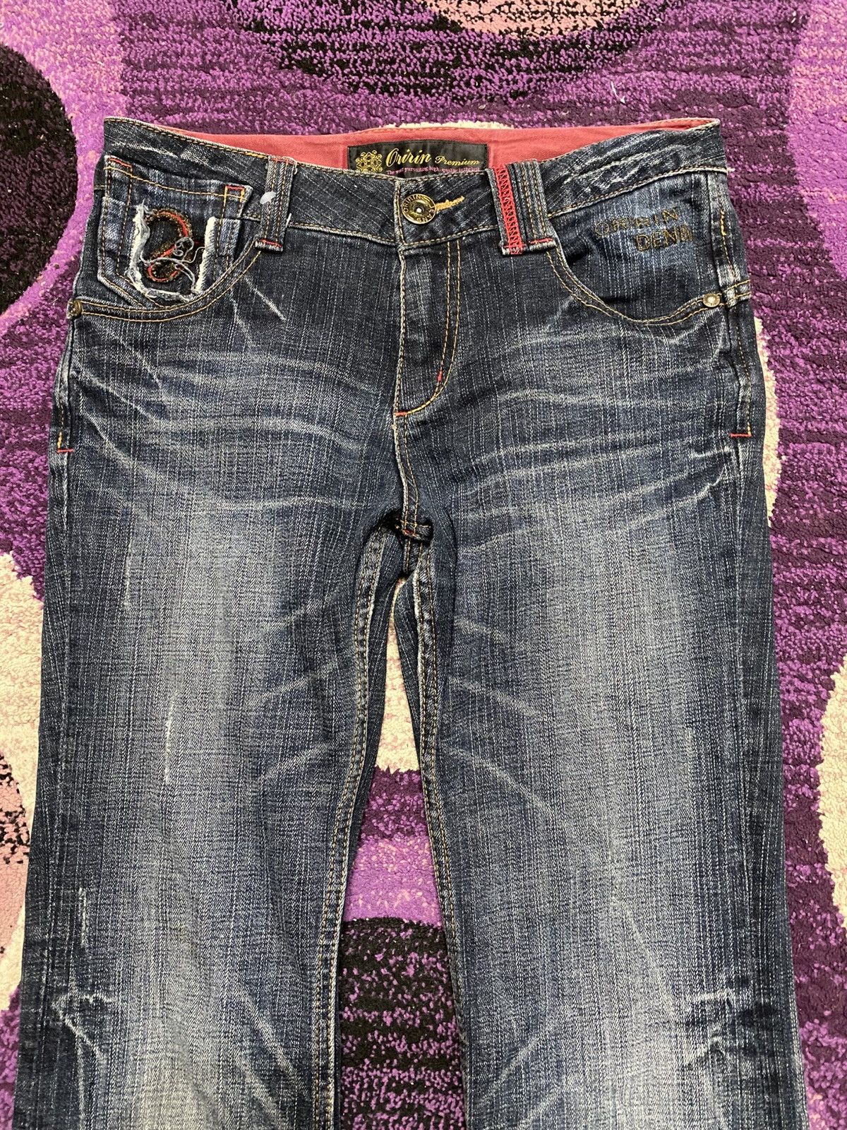 If Six Was Nine × Japanese Brand 💥Flare💥 Origin Jeans Bootcut Denim Japanese Brand Size US 30 / EU 46 - 7 Thumbnail
