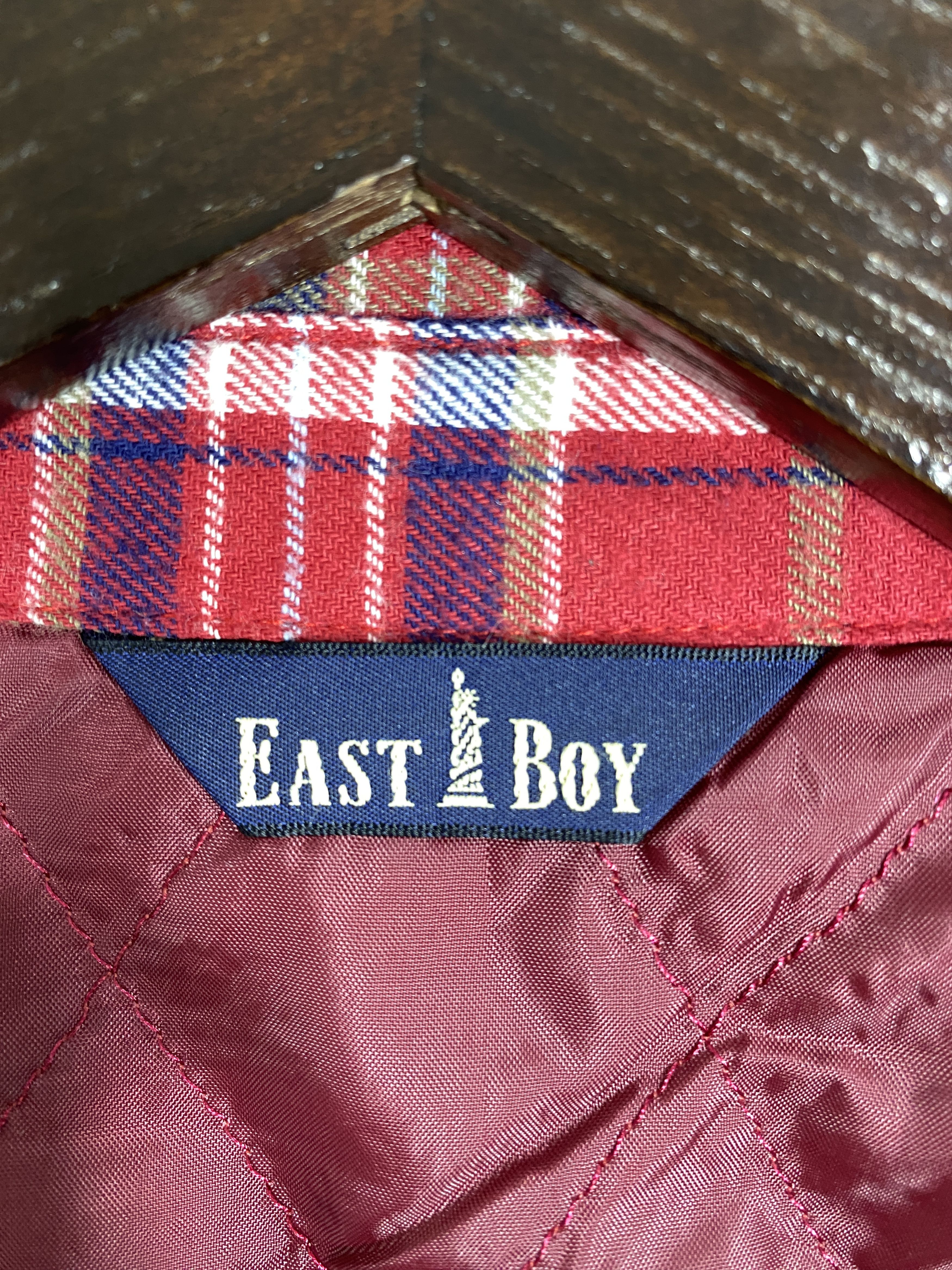 Japanese Brand Vintage East Boy Flannel Quilted Lining Jacket Size US S / EU 44-46 / 1 - 10 Thumbnail