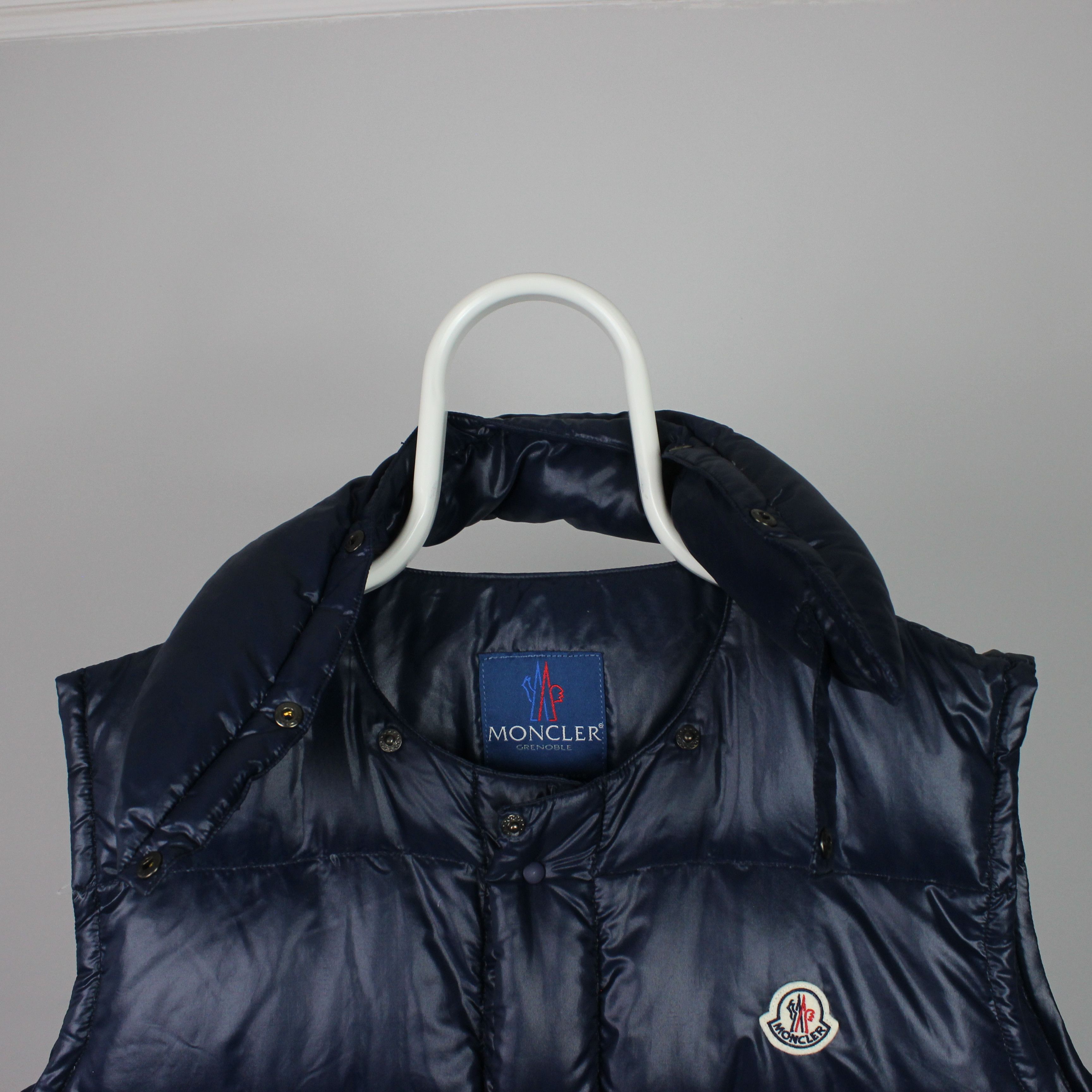 Moncler moncler grenoble vest down nylon M blue mens Size US M / EU 48-50 / 2 - 13 Thumbnail