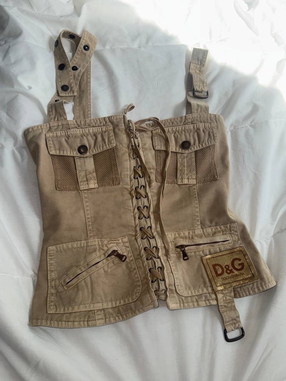 Dolce & Gabbana D&G Vintage Technical Corset Size M / US 6-8 / IT 42-44 - 5 Thumbnail
