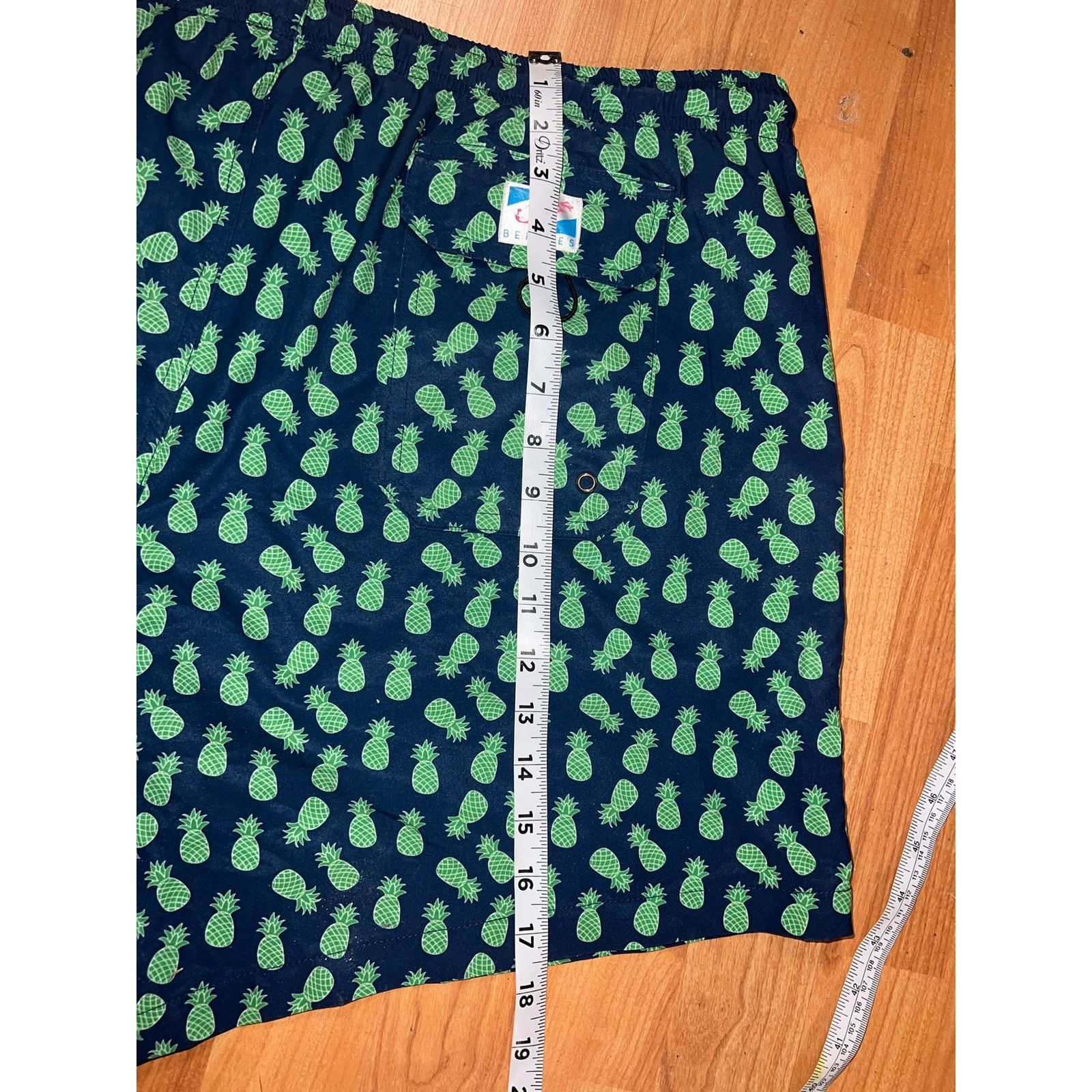 Vintage Bermies Pineapple Swim Shorts Trunks Pineapples Fruit 3.0 2X Size US 38 / EU 54 - 10 Thumbnail