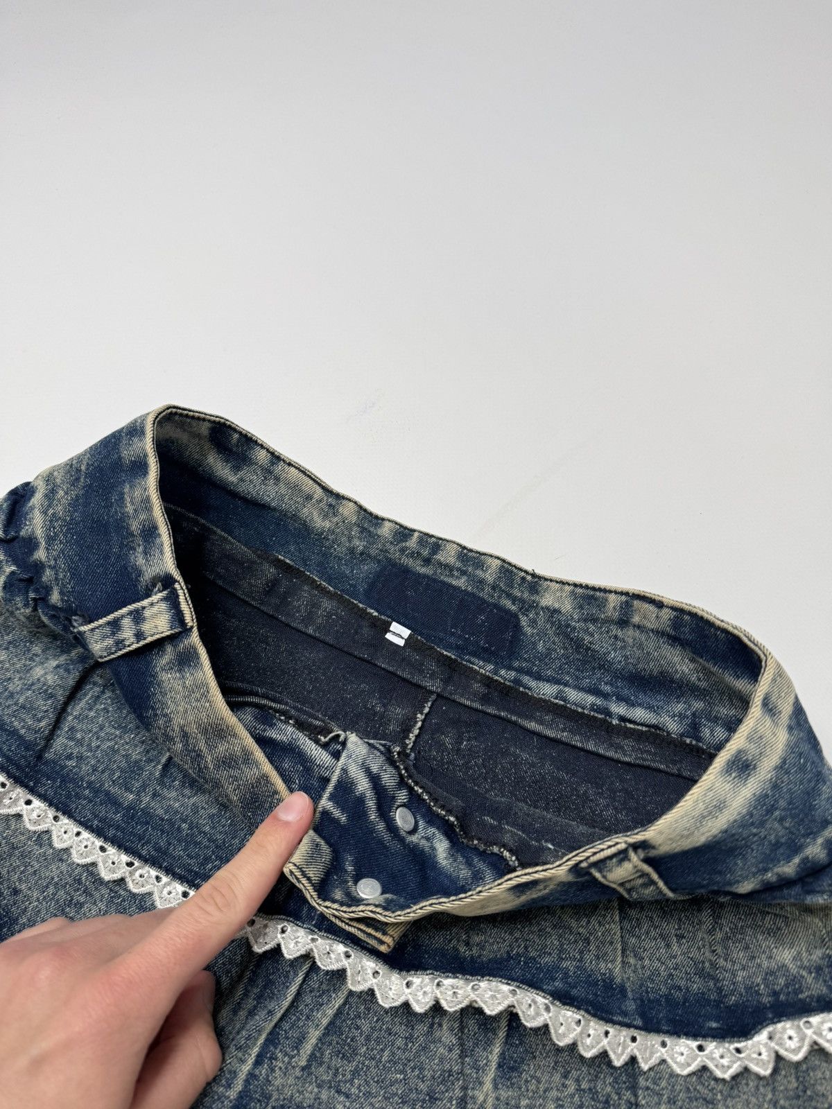If Six Was Nine Vintage avant garde shorts if6was9 vibe swag drip coquette Size 26" / US 2 / IT 38 - 2 Thumbnail