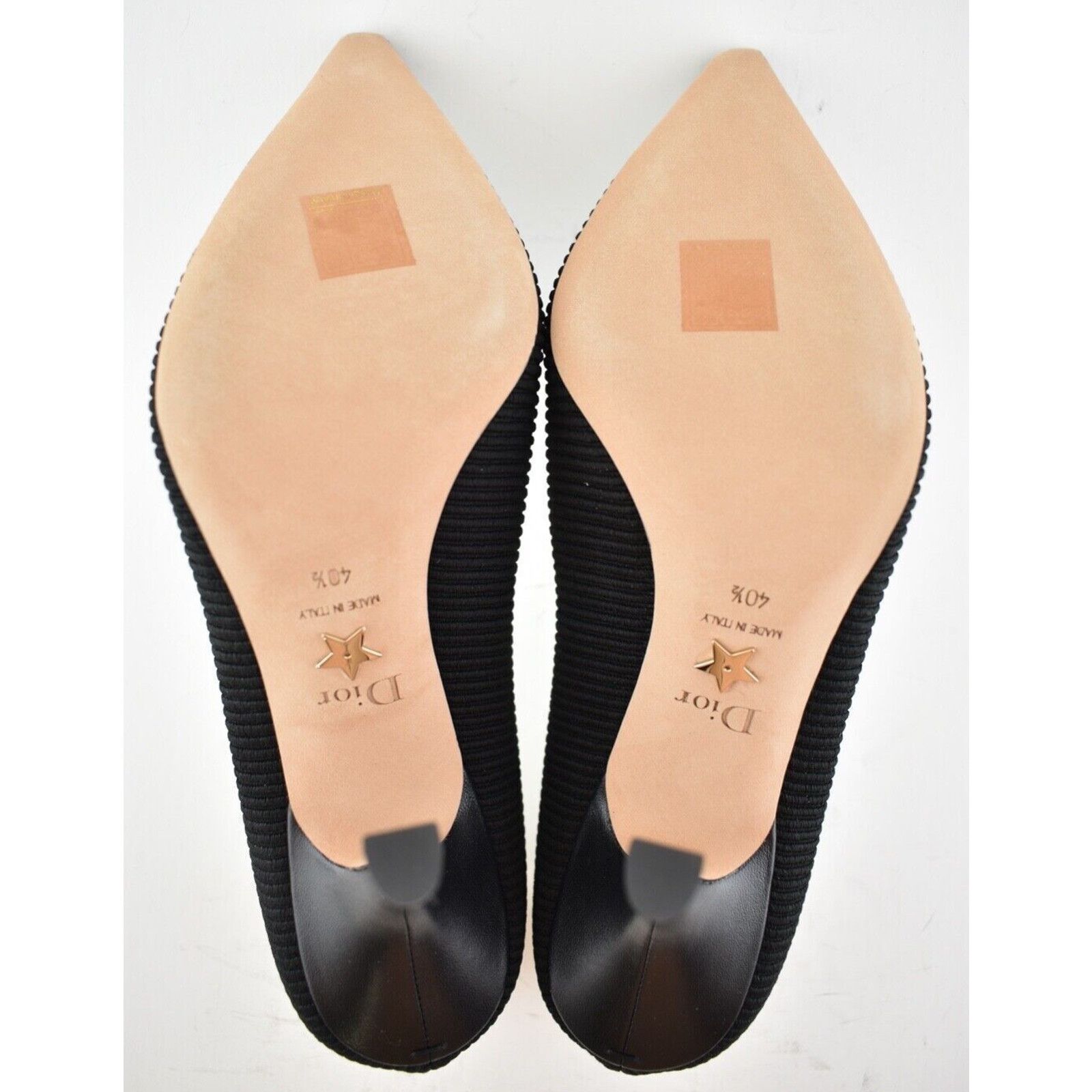 Dior Dior J'adior Jadior Black White Ribbon Logo Embroidered Size US 10.5 / IT 40.5 - 17 Thumbnail