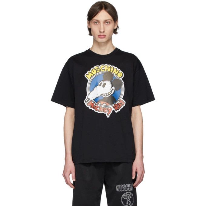 Moschino o1y0225 Logo T-Shirt in Black Size US S / EU 44-46 / 1 - 1 Thumbnail