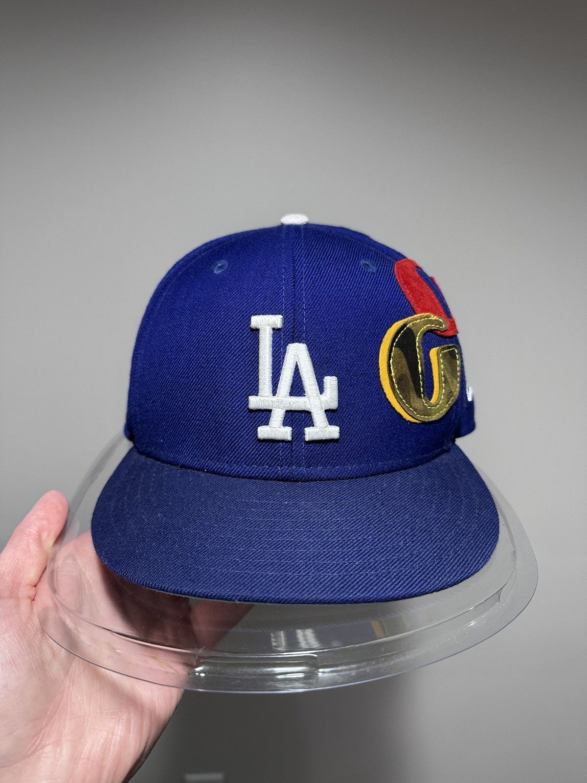 Gallery Dept. Gallery Dept Los Angeles LA Dodgers Blue G Patch Fitted Hat Size ONE SIZE - 12 Thumbnail