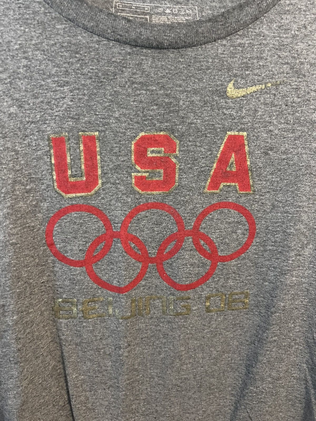 Nike 2008 BEIJING TEAM USA OLYMPIC TEE Size US M / EU 48-50 / 2 - 2 Thumbnail