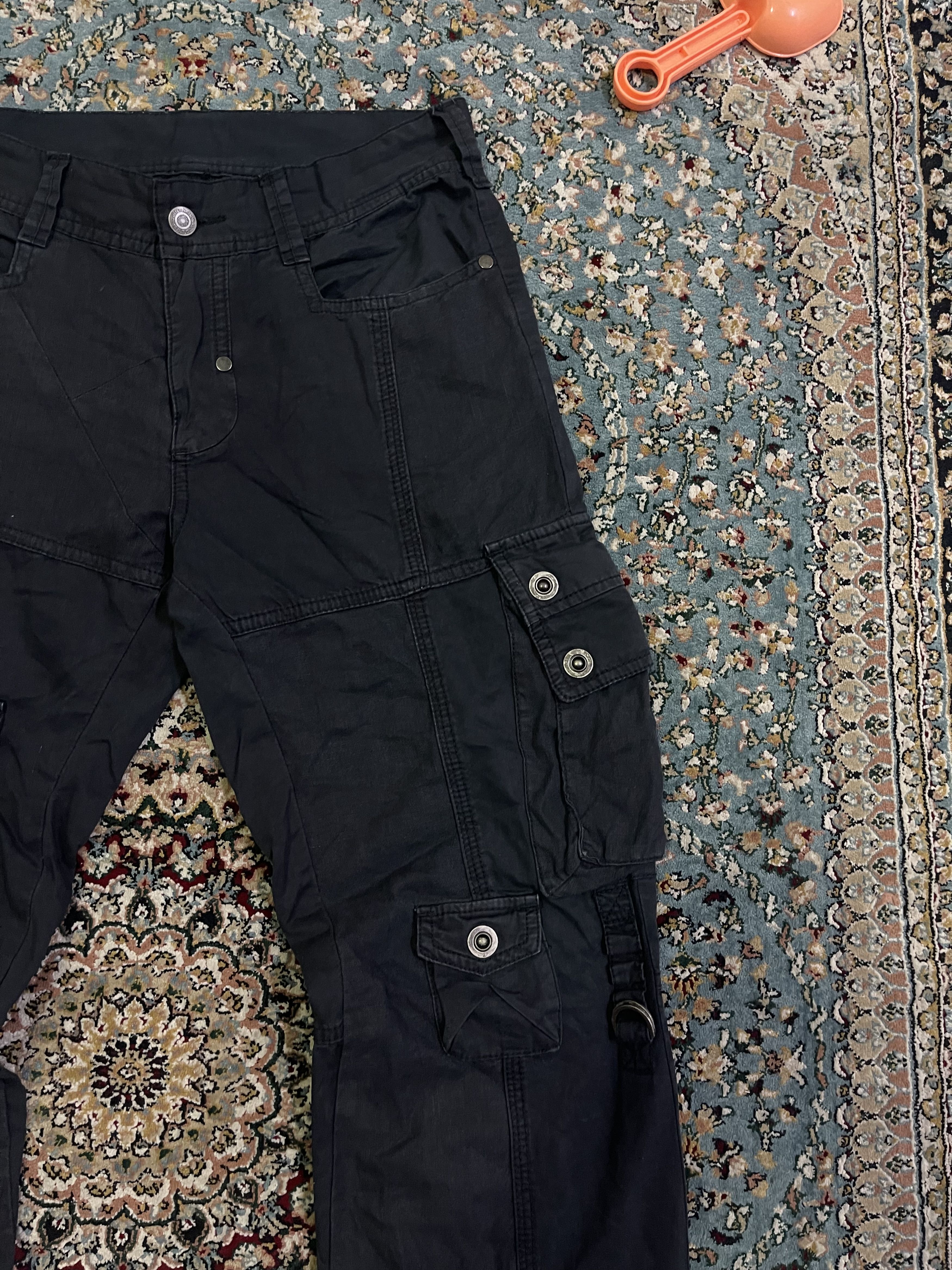 Tornado Mart Tornado Mart Black Multipocket Tactical Combat Slim Straight Size US 30 / EU 46 - 5 Thumbnail