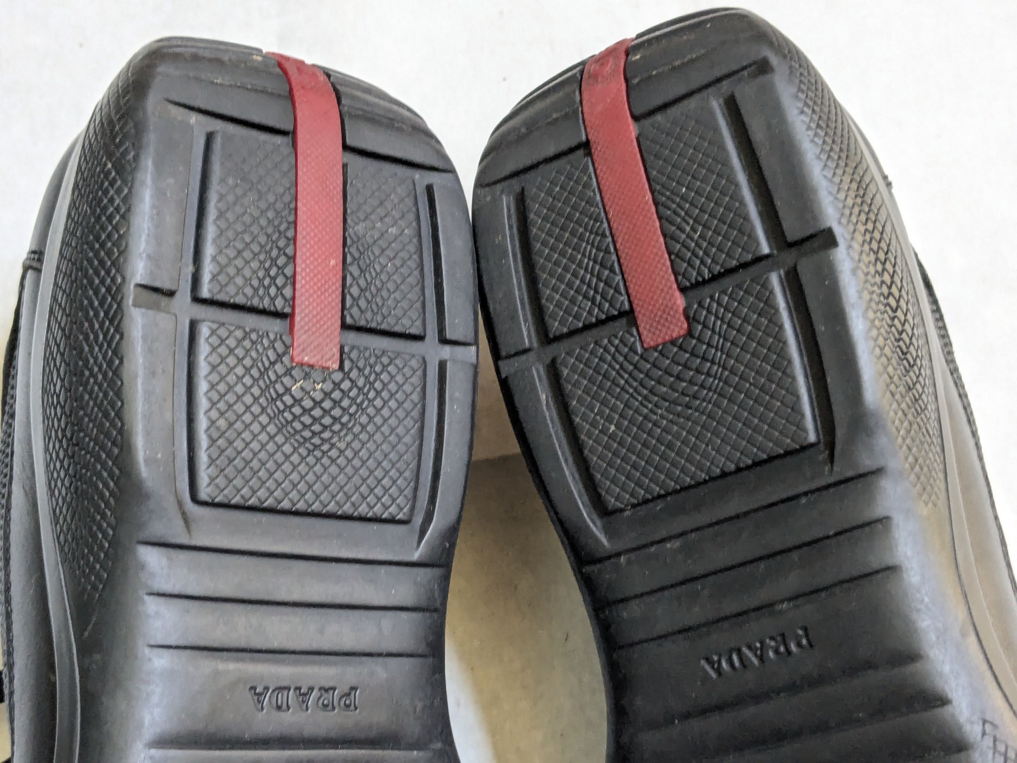 Prada Prada America's Cup Sneakers Black Leather 11 Red Size US 11 / EU 44 - 16 Thumbnail