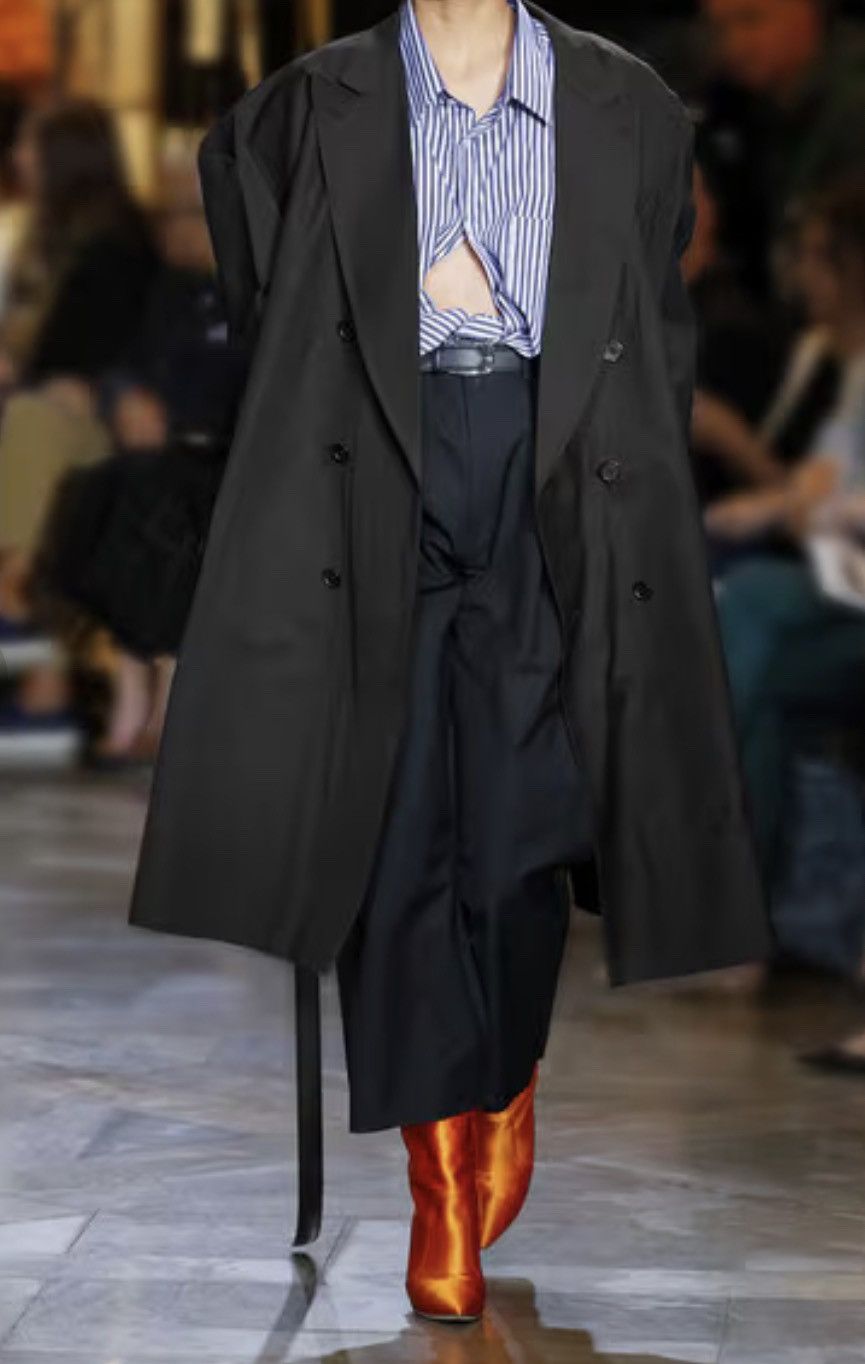 Vetements Vetements x Brioni FW17 Oversized Double breasted Coat Black Size US XL / EU 56 / 4 - 6 Thumbnail