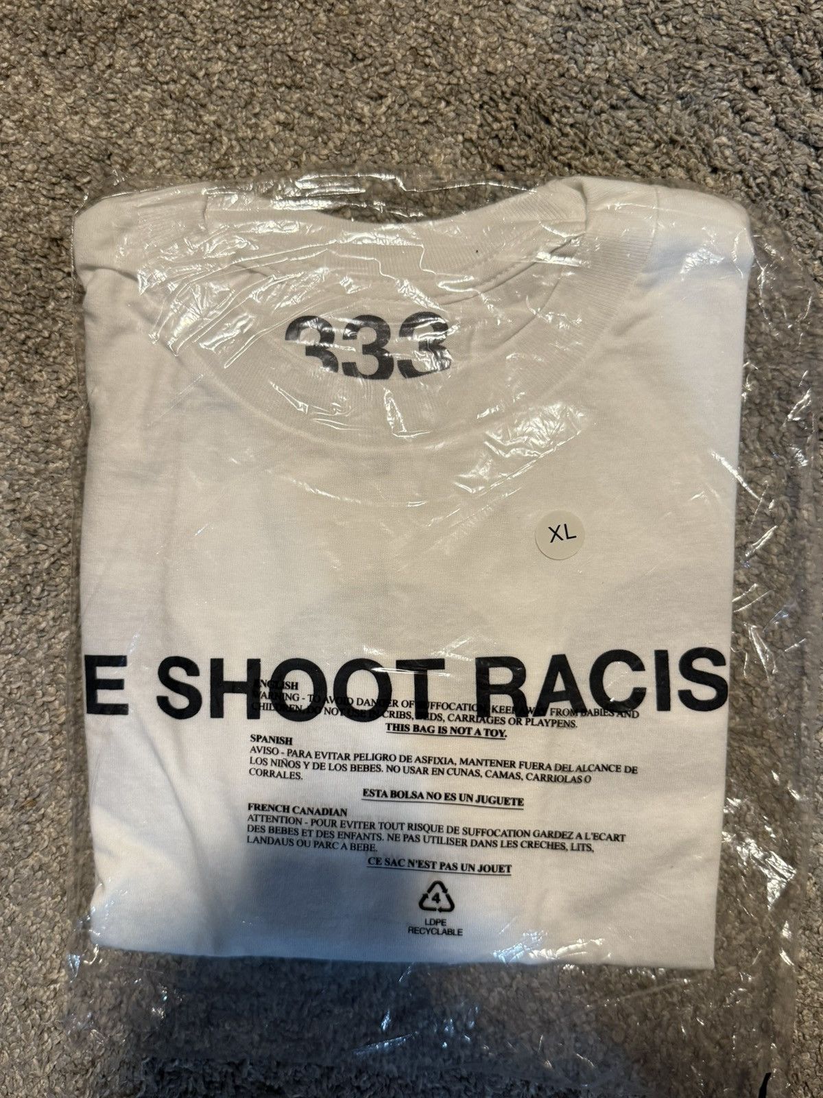 Half Evil Half Evil “We Shoot Racists” Tee Size US XL / EU 56 / 4 - 3 Thumbnail