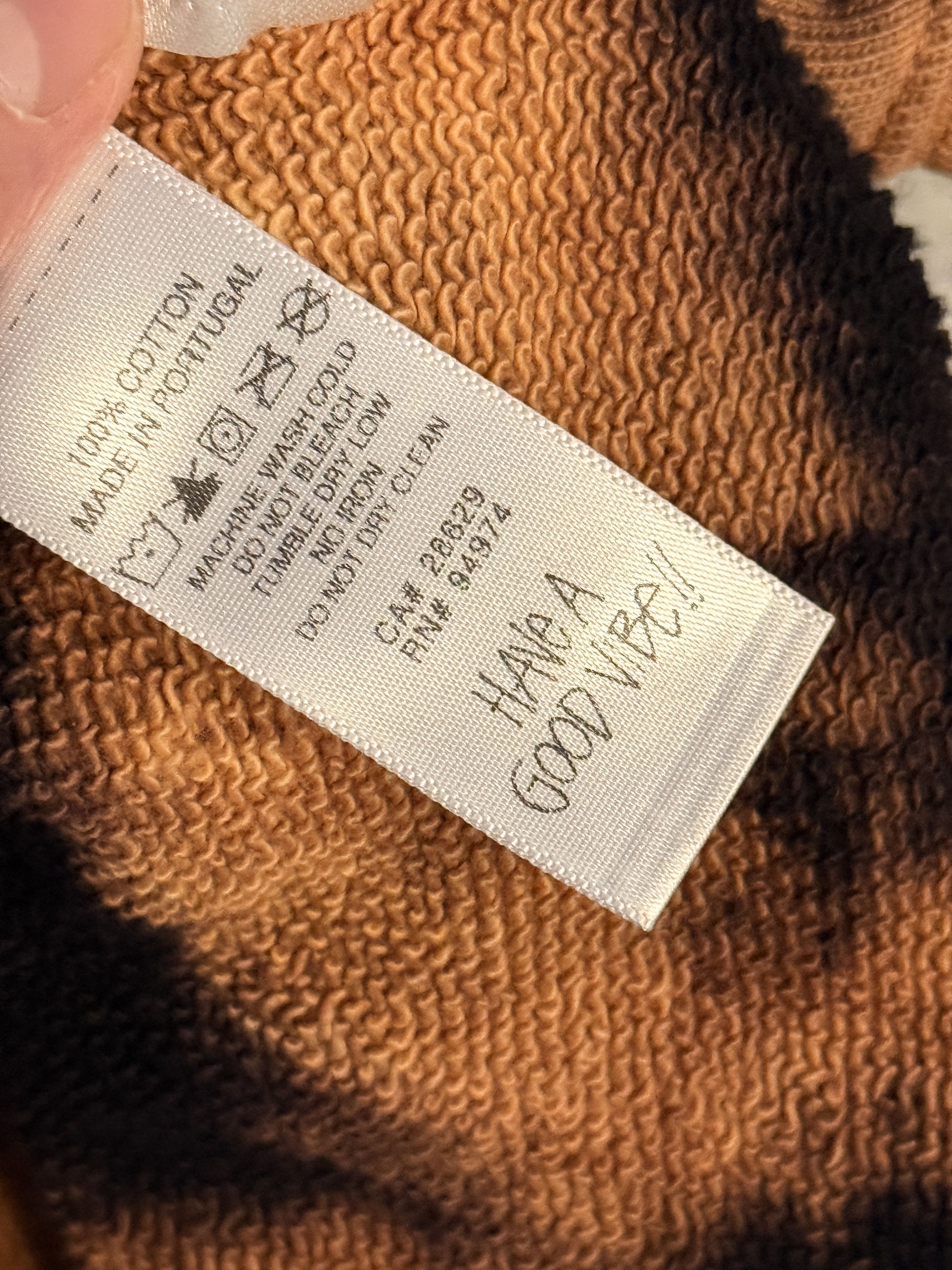 Dries Van Noten × Stussy Tie Dye Hoodie Camel Size US M / EU 48-50 / 2 - 5 Thumbnail