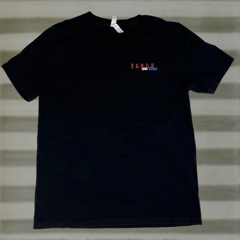 Vintage Men's TV Series Promo T-Shirt Kansas City 2014 Fargo Four Double-Sided L Black Canvas Shirt Mens Size US L / EU 52-54 / 3 - 1 Thumbnail