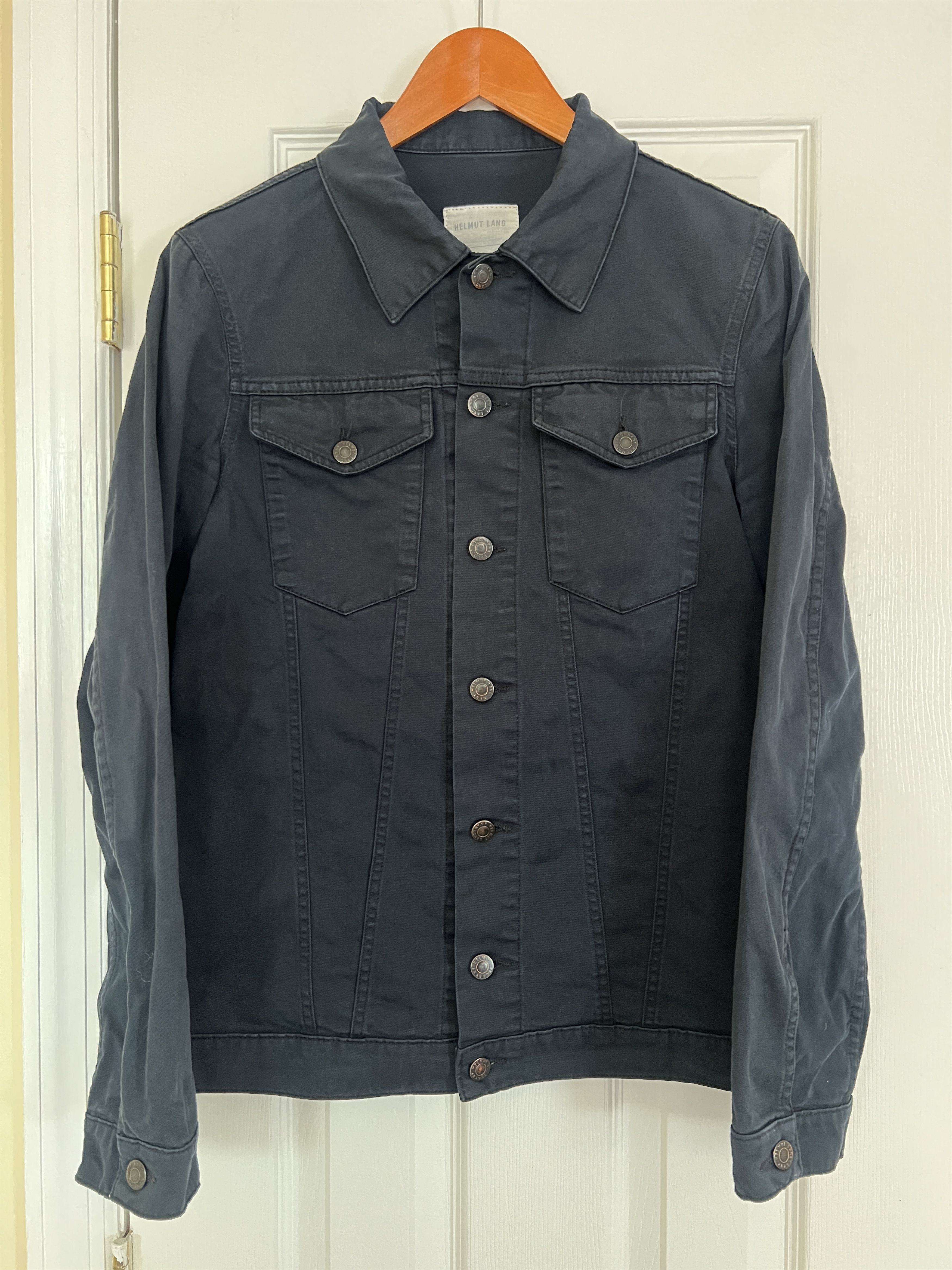 ジャケット・アウター Helmut Lang 1999 coated black denim Helmut Lang 1999 Coated Black Denim Type III Jacket
