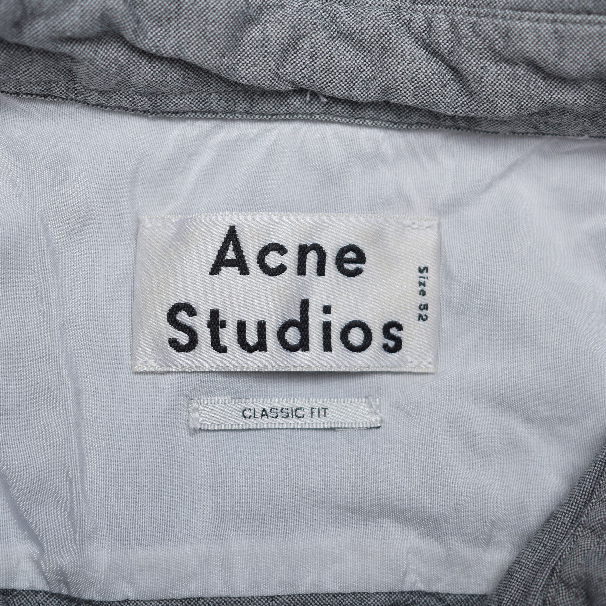 Acne Studios ACNE STUDIOS ISHERWOOD OXFORD SHIRT SIZE 52 Size US L / EU 52-54 / 3 - 3 Thumbnail