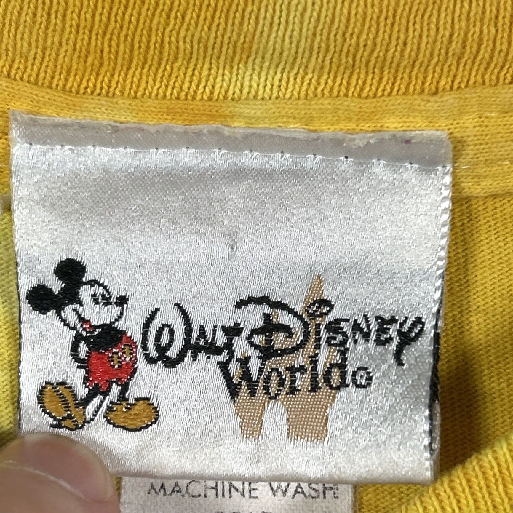 Disney VINTAGE Minnie Mouse Disney World Tie Dye Shirt L Single Stitch Made in USA Size US L / EU 52-54 / 3 - 3 Thumbnail