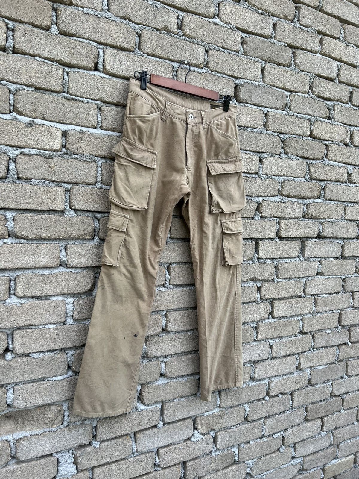 Japanese Brand Studio Oribe Cargo Bondage Pants Waist 28" Size US 28 / EU 44 - 3 Thumbnail