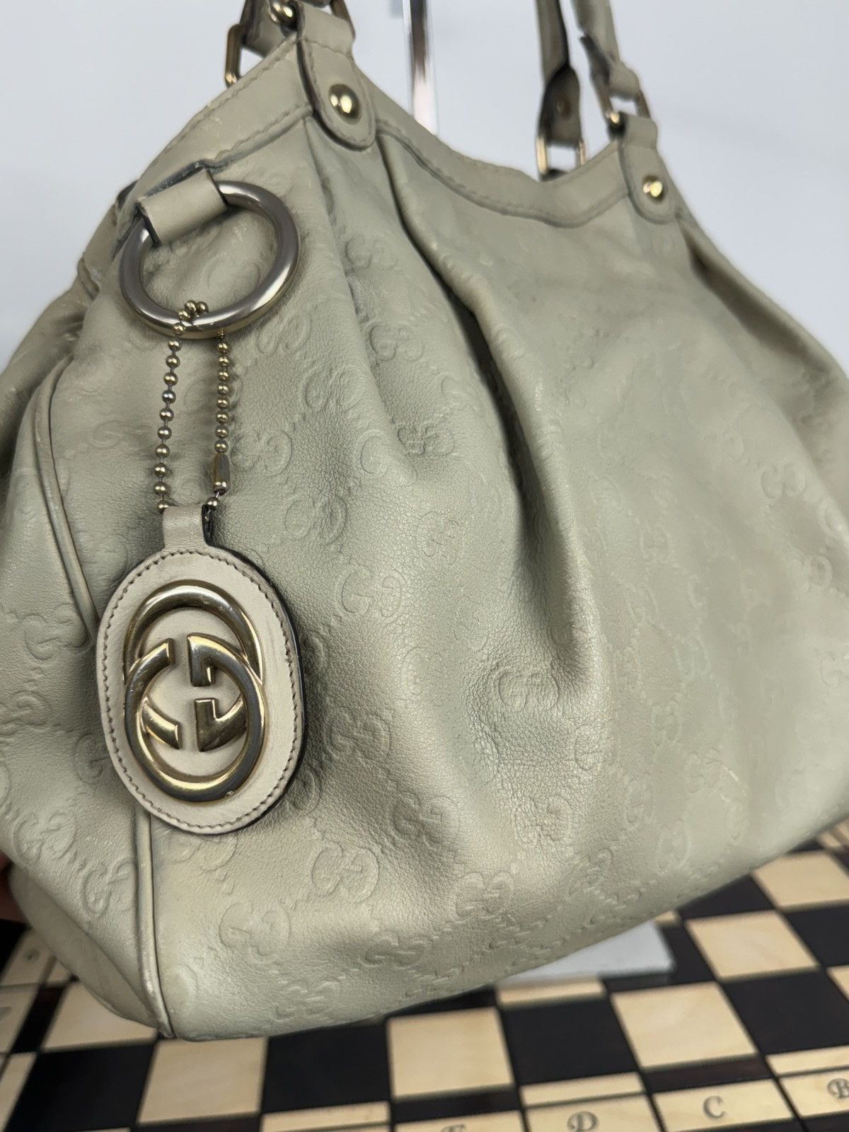 Gucci Leather shoulder bag Gucci Sukey GG original luxury item Size ONE SIZE - 2 Thumbnail