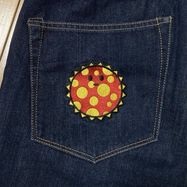 Bape BAPE Cosmos Milo Embroidered Denim Shorts Space APE ★size XL Size US 36 / EU 52 - 5 Thumbnail