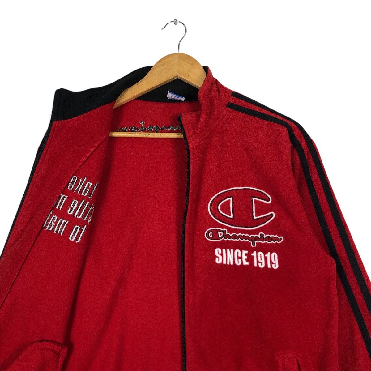 Champion × Japanese Brand × Vintage Champion Fleece Sweatshirt Jacket Medium #A3 Size US M / EU 48-50 / 2 - 10 Thumbnail