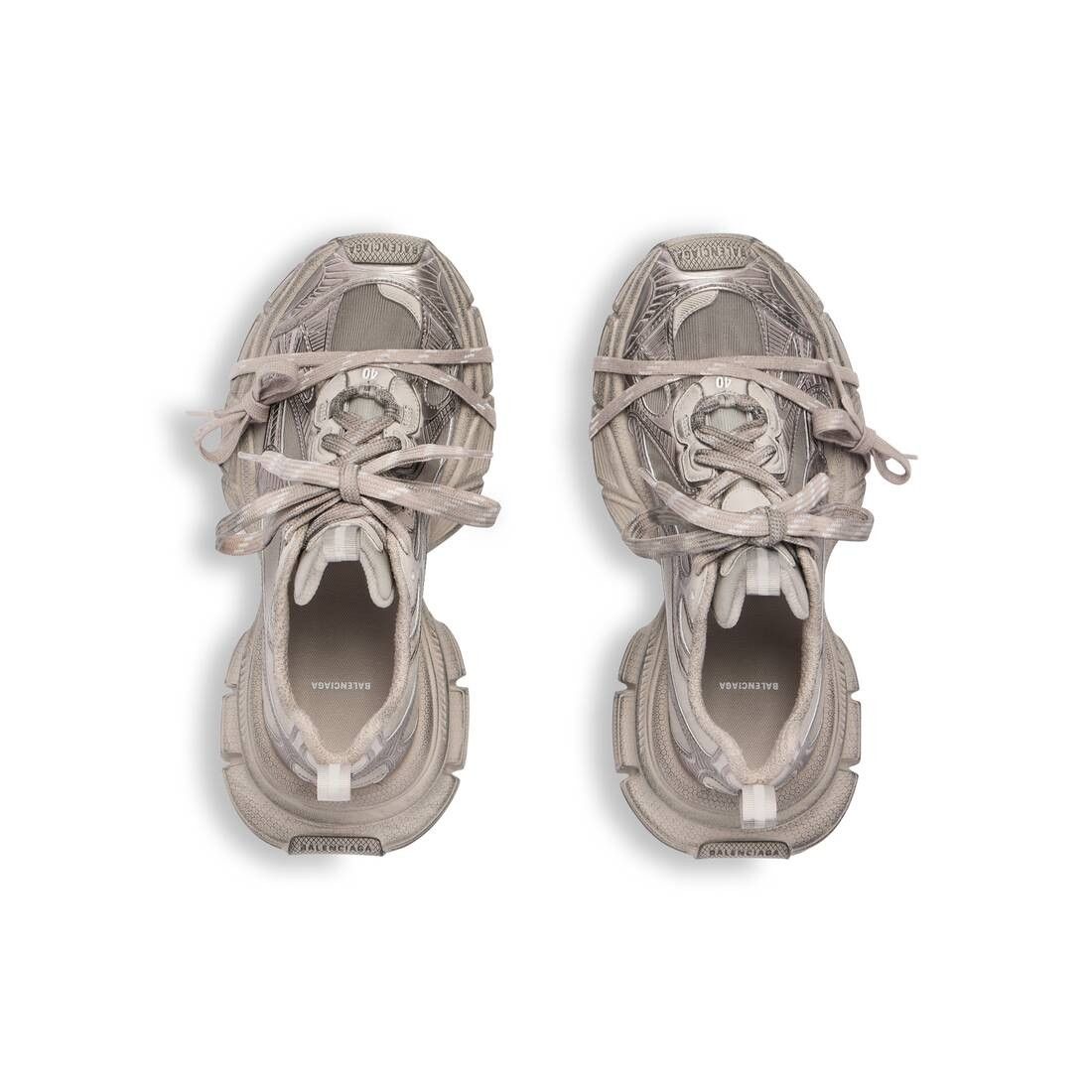 Balenciaga o1srvl11e0325 3XL Summer Mesh Sneakers in Beige/Pink Size US 10 / EU 43 - 5 Thumbnail
