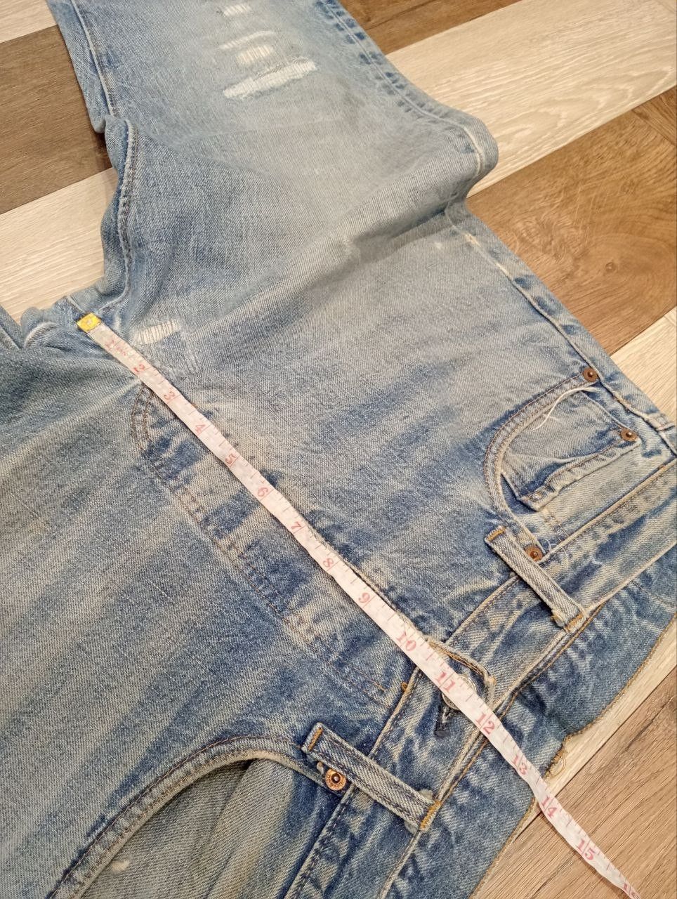 Levi's LEVI'S VINTAGE 501 REDLINE TOP #6 SELVEDGE DISTRESSED DENIM Size US 34 / EU 50 - 20 Thumbnail