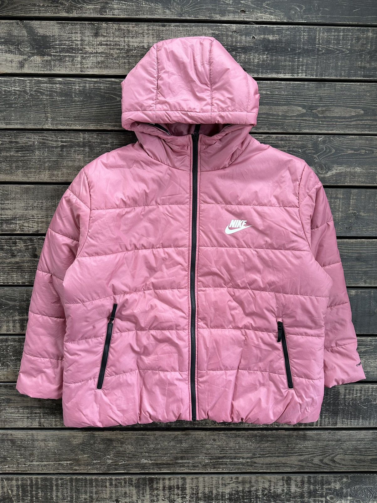 Vintage Down Puffer Jacket Nike Central Pink 3XL