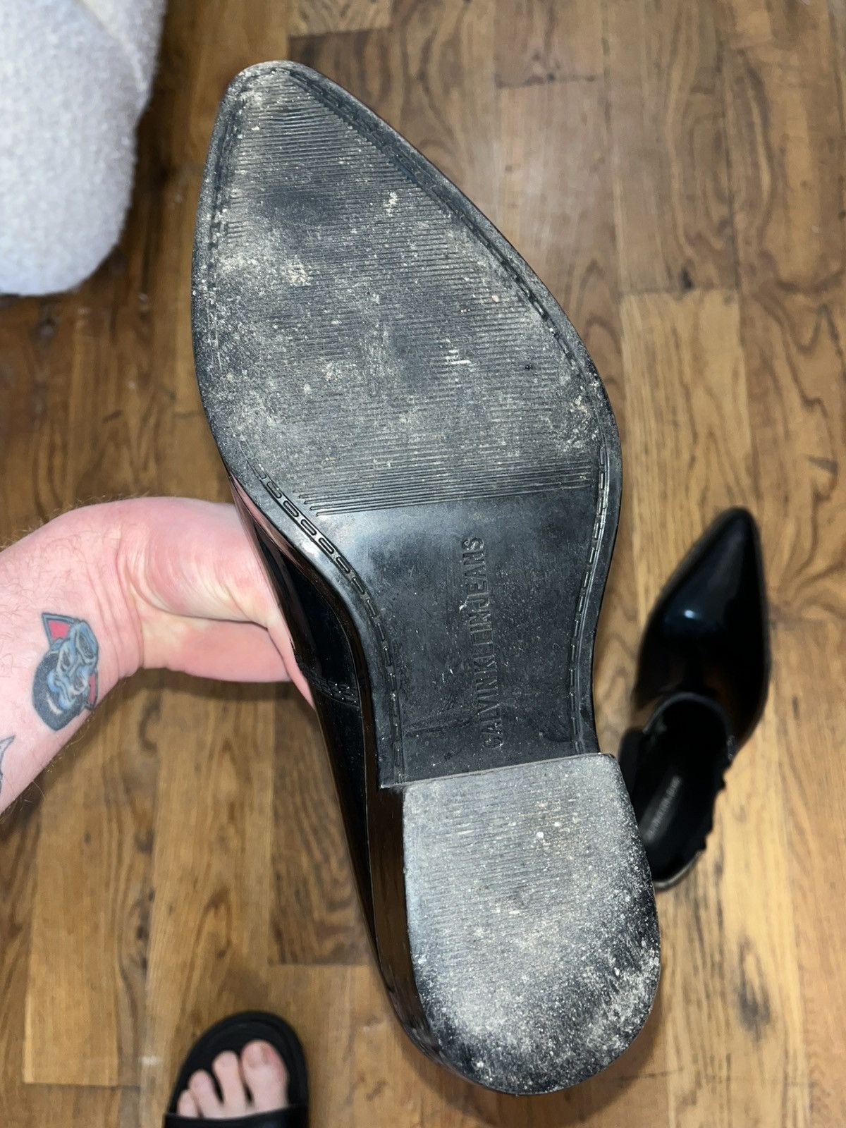 Calvin Klein Rubber Cowboy Boot Size US 11 / EU 44 - 4 Thumbnail