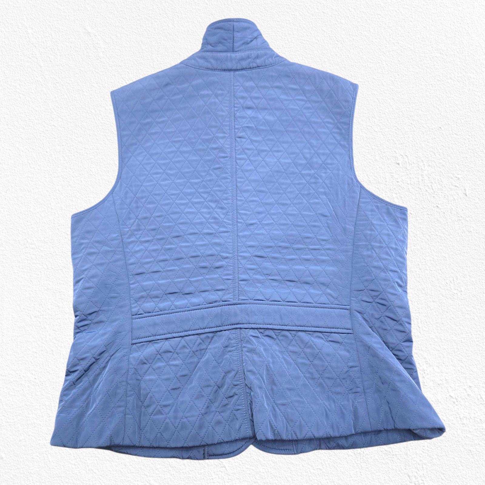 Other Talbots Blue Quilted Fleece-Lined Vest Size Large Petite Size L / US 10 / IT 46 - 10 Thumbnail