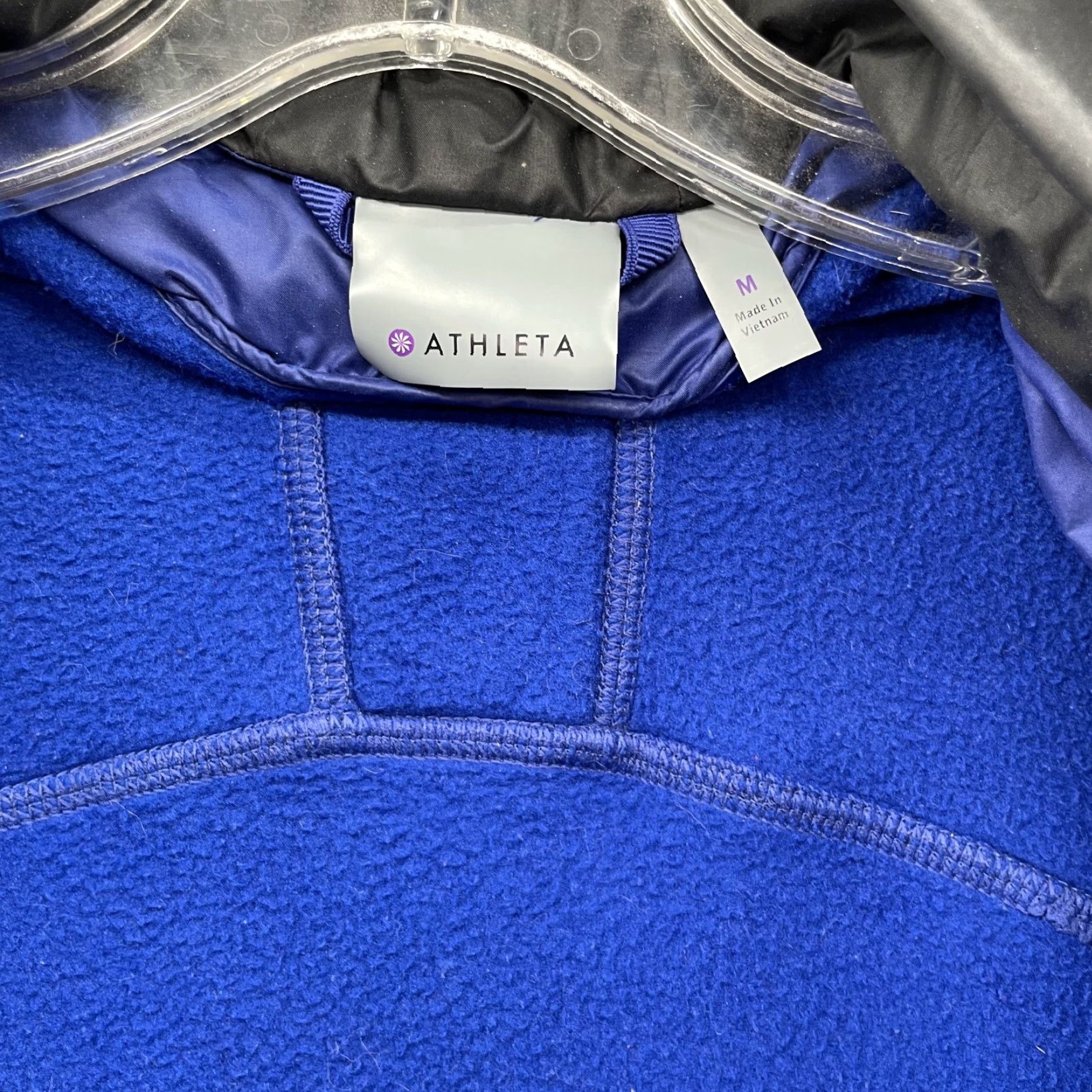 Athleta Athleta Jacket Womens Med Blue Running Fleece Gorpcore Futuristic Athleisure Gym Shirt Women Medium Blue Gorpcore Futuristic Athletic Jacket Size M / US 6-8 / IT 42-44 - 5 Thumbnail