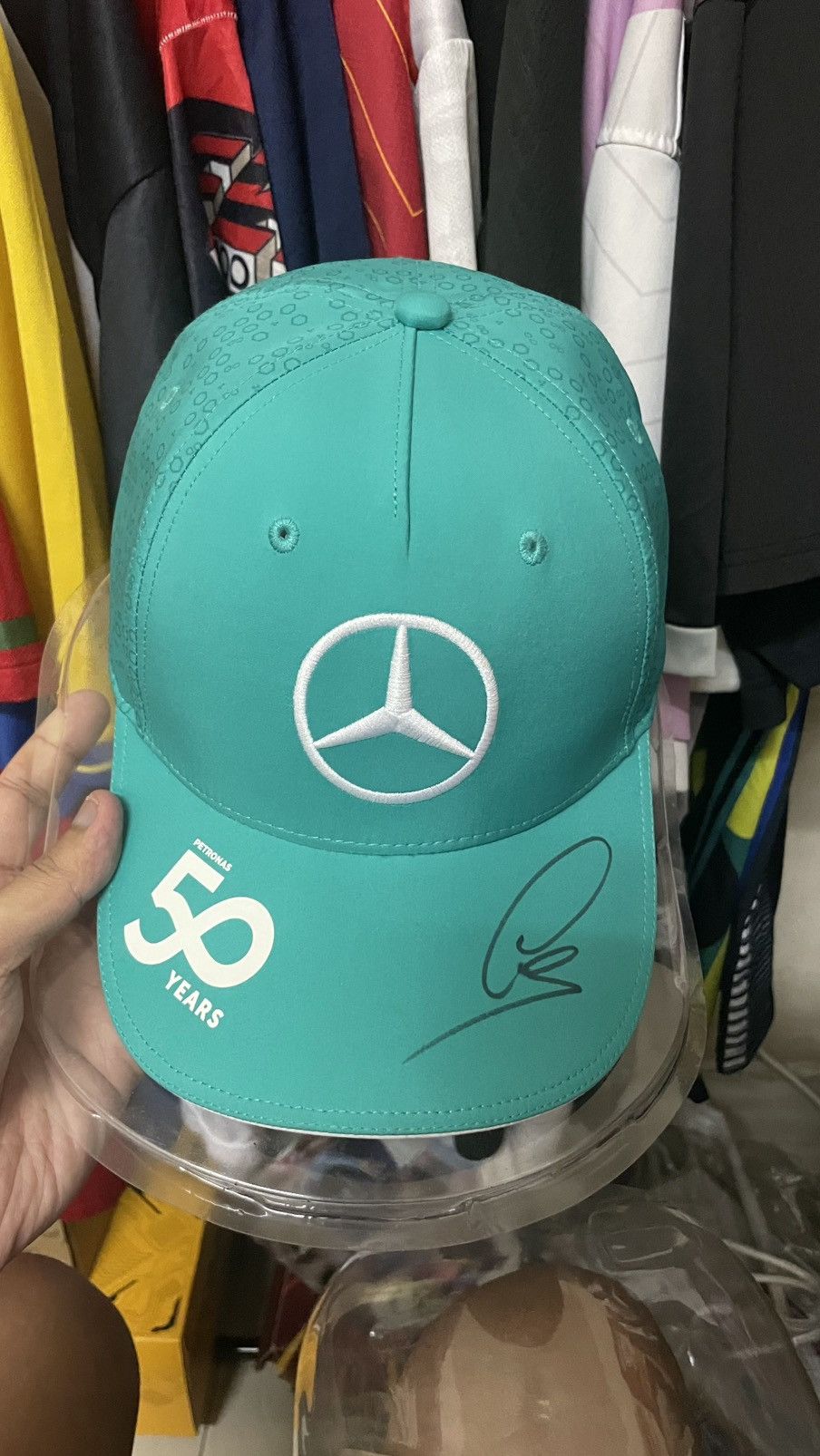 Formula 1 × Mercedes-Benz Lewis Hamilton Signed Mercedes Cap Size ONE SIZE - 1 Thumbnail