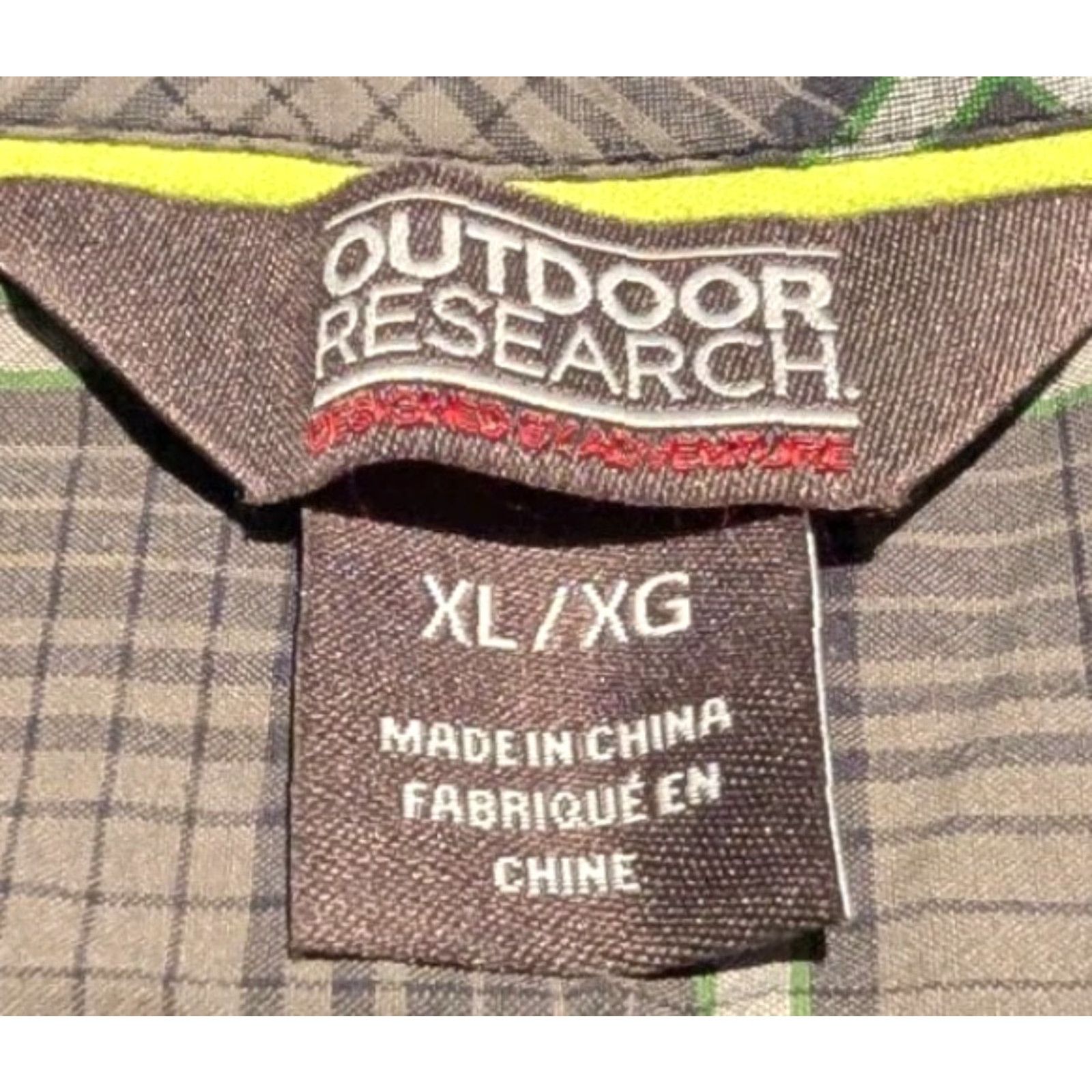Outdoor Research Outdoor Research Men's Growler Short Sleeve Button-Up Shirt Plaid Gray Green XL Casual Workwear Size US XL / EU 56 / 4 - 6 Thumbnail