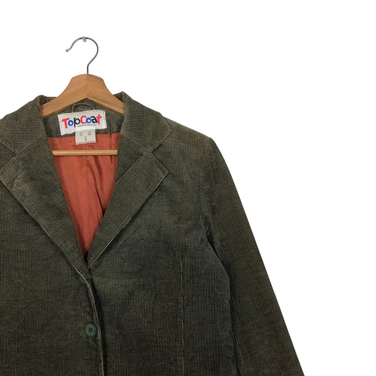 Vintage 🔥VINTAGE CORDUROY CHORE JACKET TOPCOAT ENGLAND ISSEY MIYAKE Size US S / EU 44-46 / 1 - 8 Thumbnail